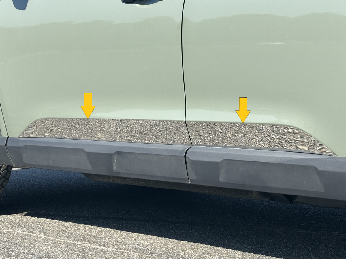 QAA 2026 Honda Passport 4Door SUV 4Pc Stainless Steel Rocker Panel Trim TH76220
