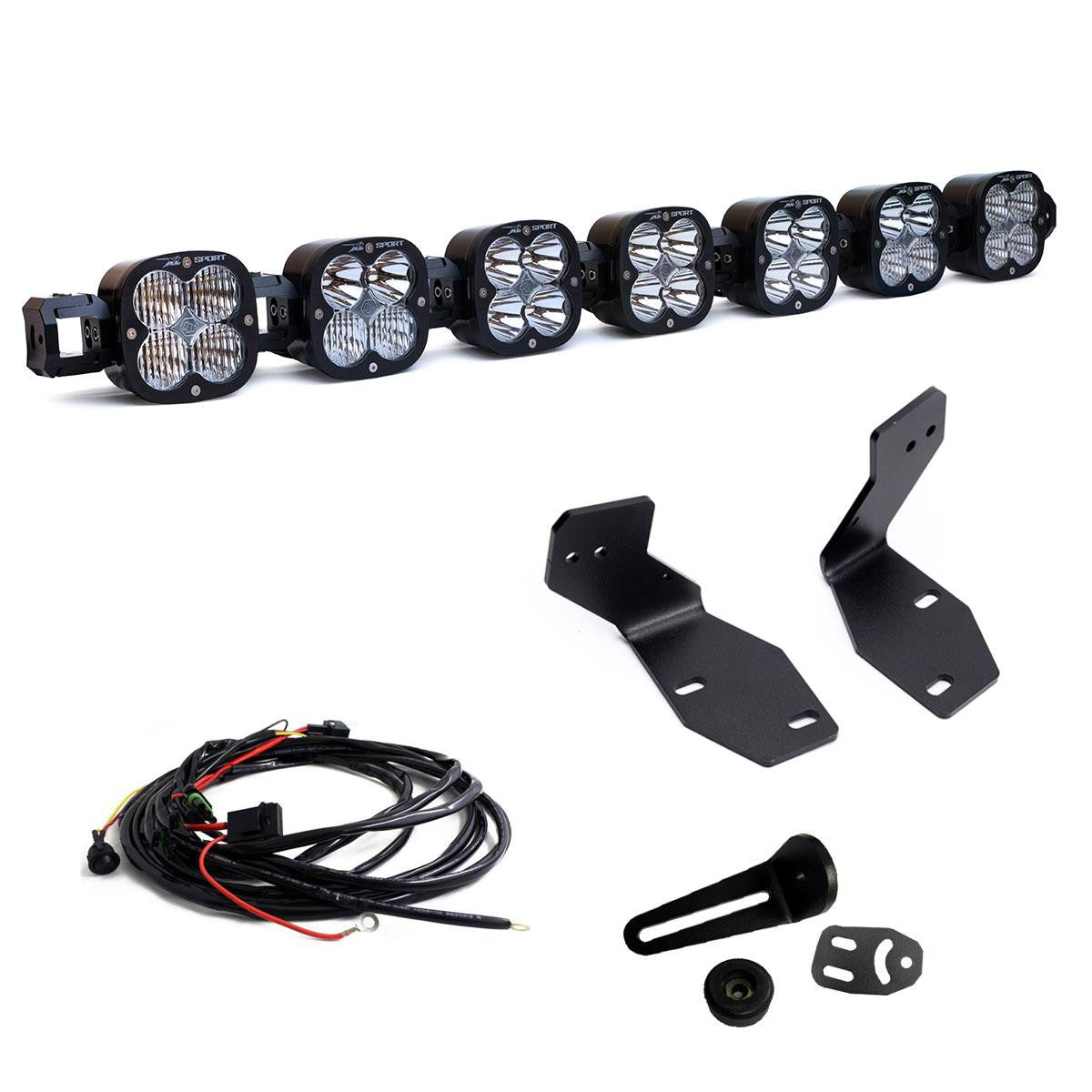 Baja Designs 2023-2025 Ford F-250 F-350 Super Duty 7XL Linkable Bumper Light Kit 448229UP