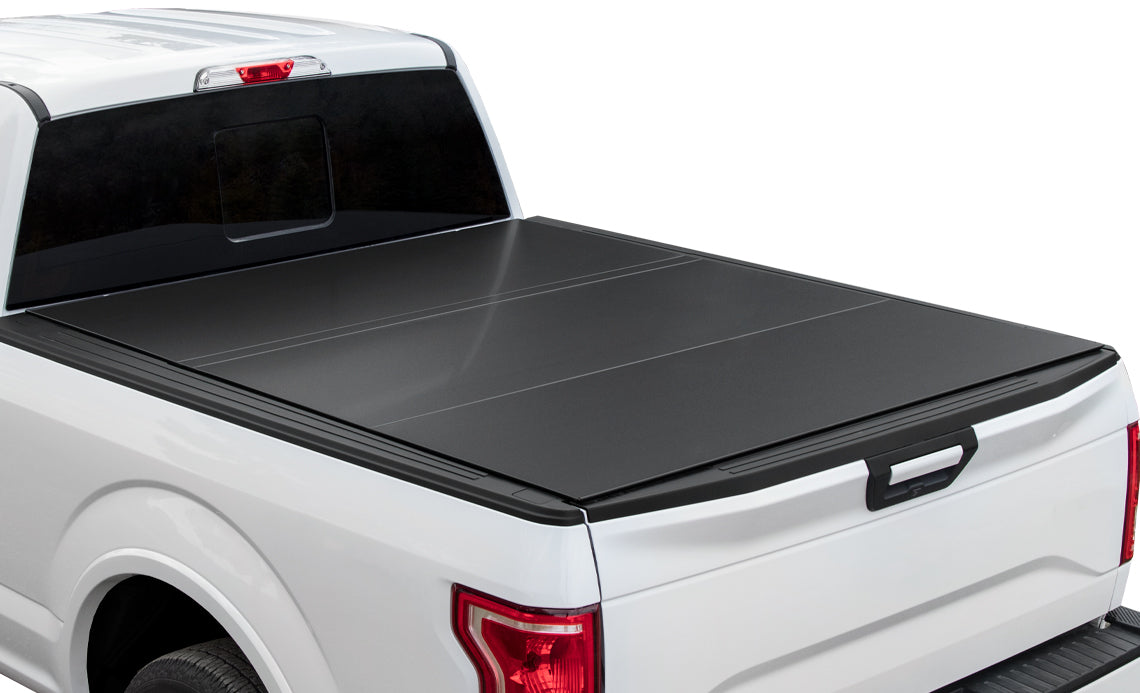 LOMAX 2024 Ford Ranger 5'  Box Bed Folding Hard Tonneau Cover Matte Black B1010089