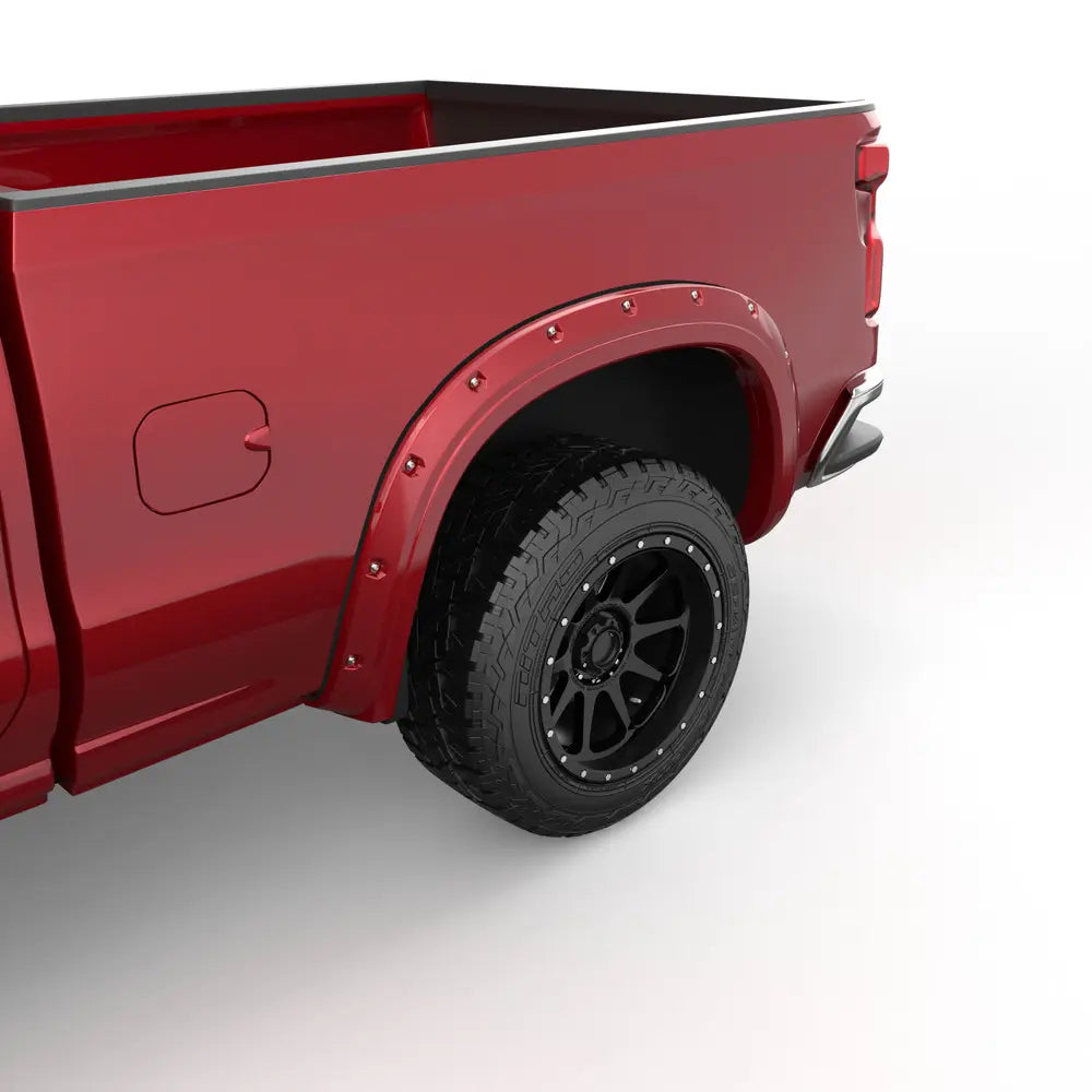 EGR 2023-2025 Chevrolet Silverado 1500 Bolt-On Look Fender Flares Painted Red 791654-GSK