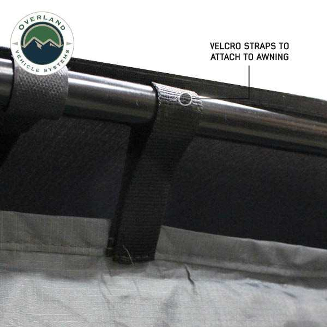 OVS HD Nomadic 2.0 Awning Room Enclosure Grey Body Green Trim 4 Walls & Floor 18089920