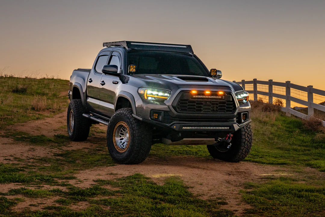Attica 2016-2023 Toyota Tacoma Apex Series Full LED High Low beam Sequential Head Lights CHATT0769-H6-GBC-SQ