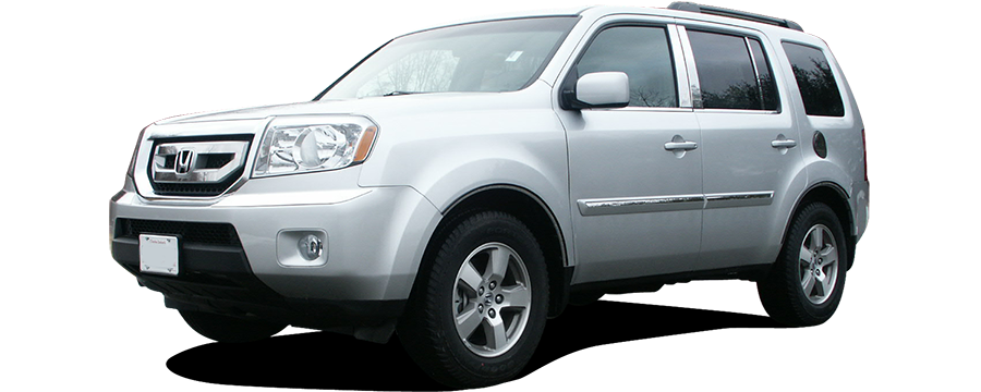 QAA 2009-2015 Honda Pilot 1Pc Stainless Steel Gas Door Cover Trim GC29260