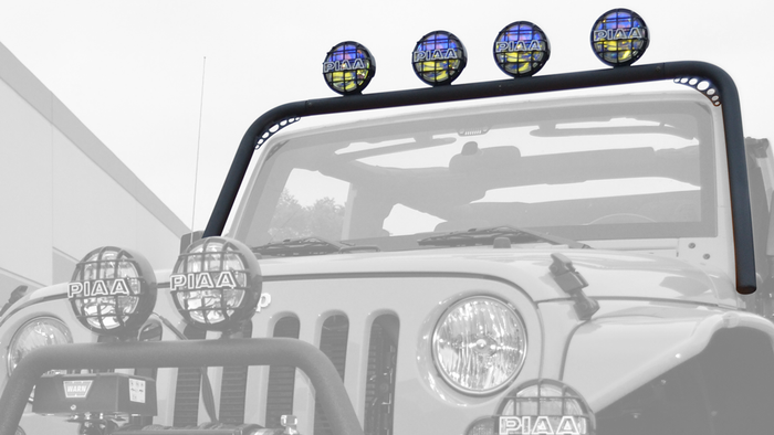 Body Armor 2007-2018 Jeep Wrangler JK Front Light Bar Mount JK-6126