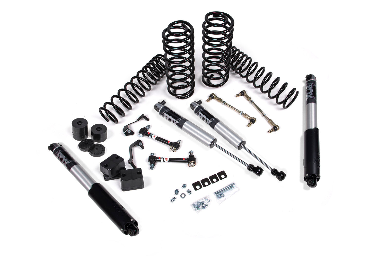 JKS 2018-2026 Jeep Wrangler JL 2 Door J-Venture FOX Shock 2.5 IFP Performance Series 2.25" Lift Kit JSPEC221PS