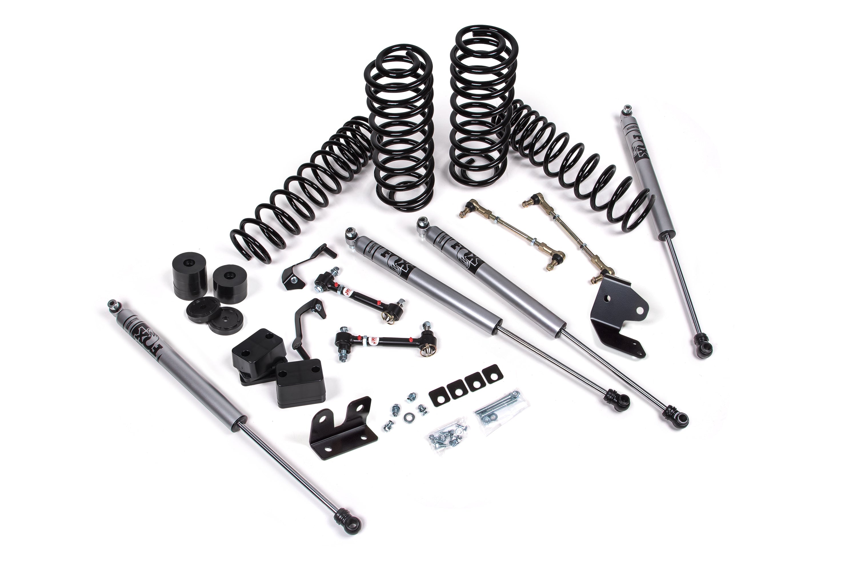 JKS 2018-2025 Jeep Wrangler JL 4-Door FOX Shocks 2.0 Adventure Series J-Venture 1.5" Lift Kit JSPEC155KFA