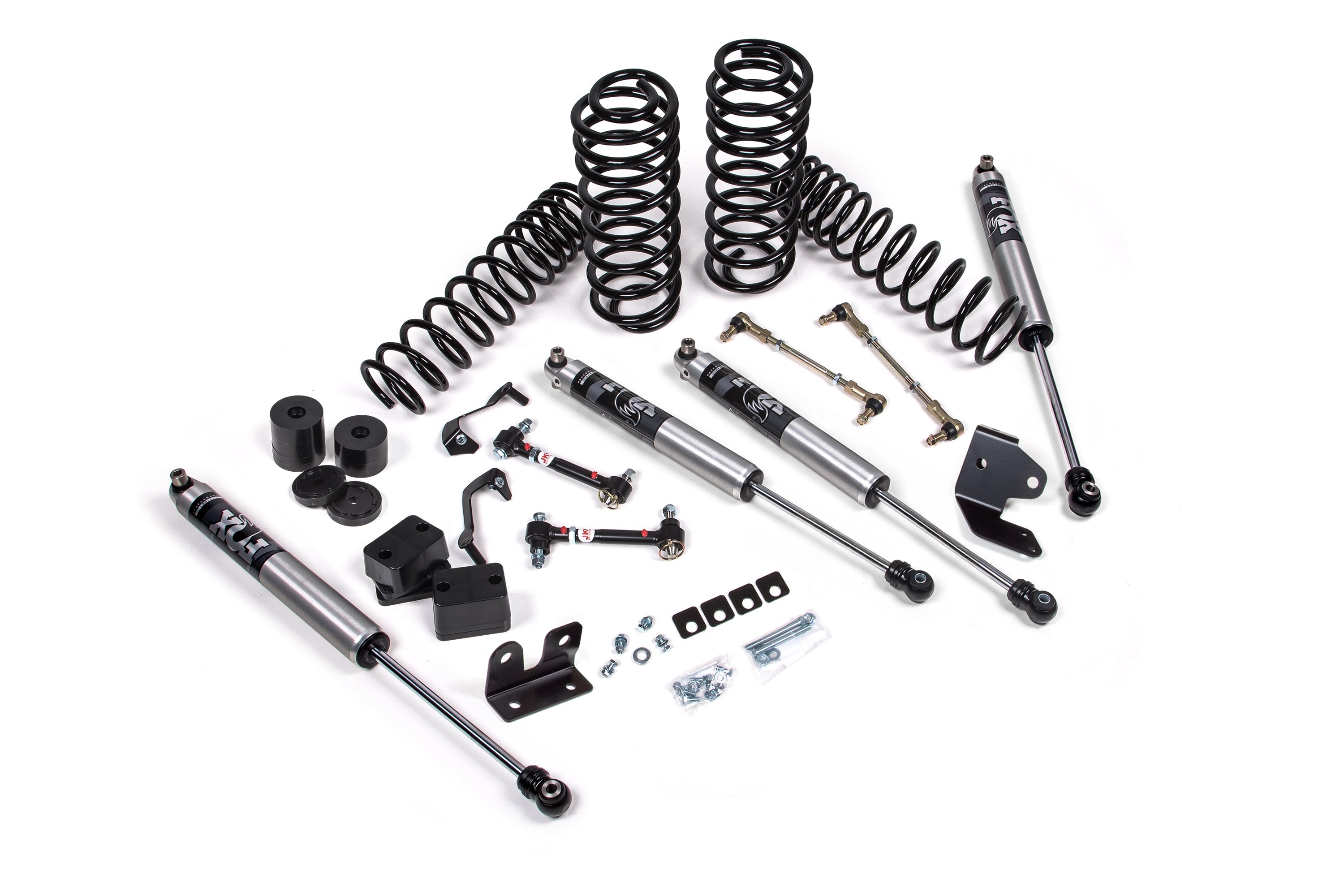 JKS 2018-2026 Jeep Wrangler JL 2 Door J-Venture FOX Shock 2.0 Performance Series 2.25" Lift Kit JSPEC221KFP