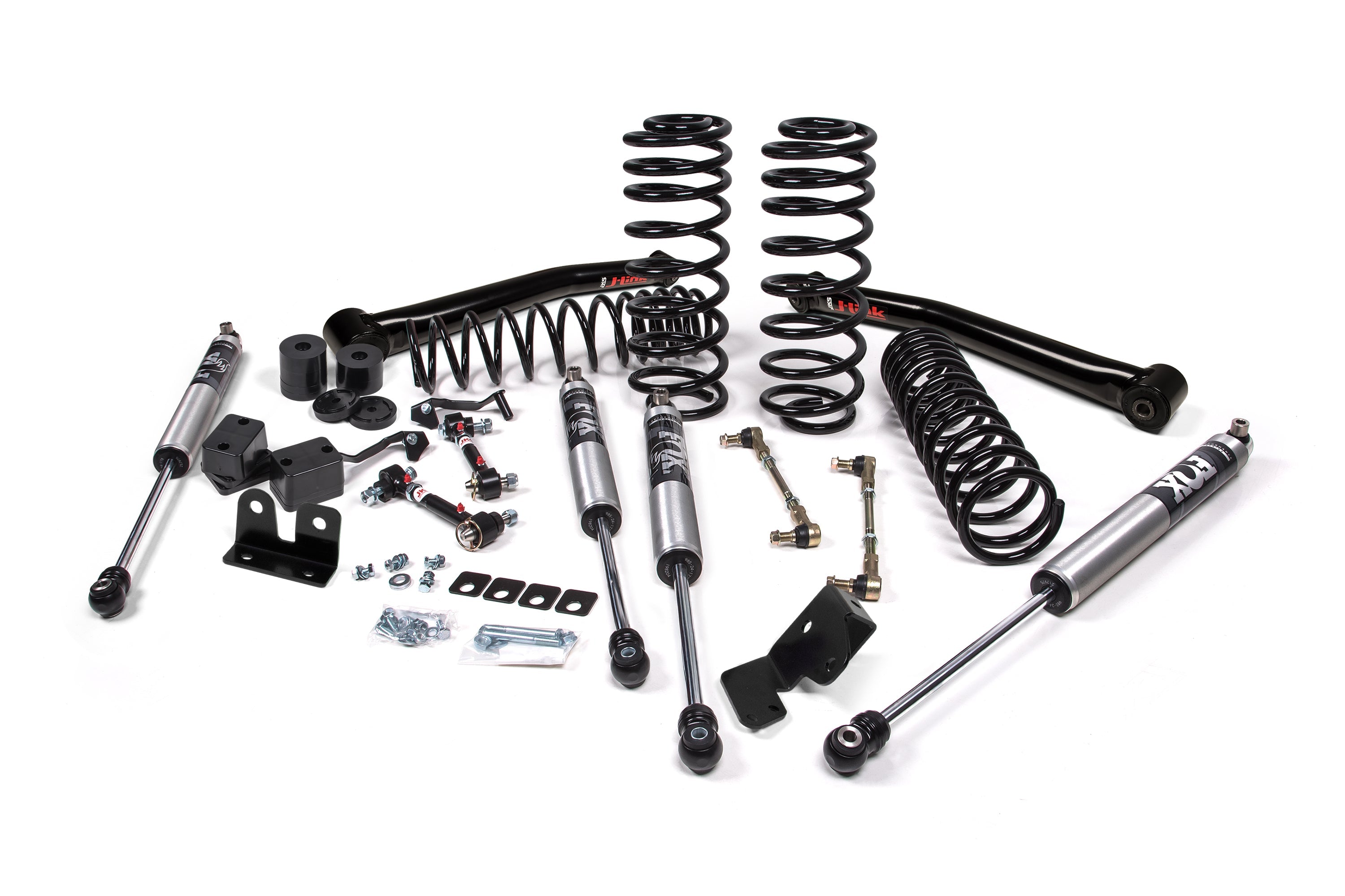 JKS 2018-2025 Jeep Wrangler JL 4 Door J-Venture FOX Shock 2.0 Performance Series 1.5" Lift Kit JSPEC177KFP