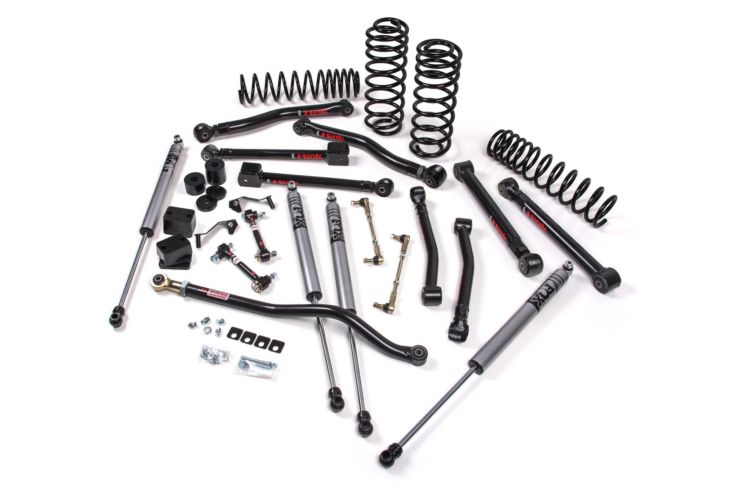 JKS 2021-2026 Jeep Wrangler JL 4xe 4 Door J-Krawl FOX Shock 2.0 Adventure Series 3" Lift Kit JSPEC205KFA