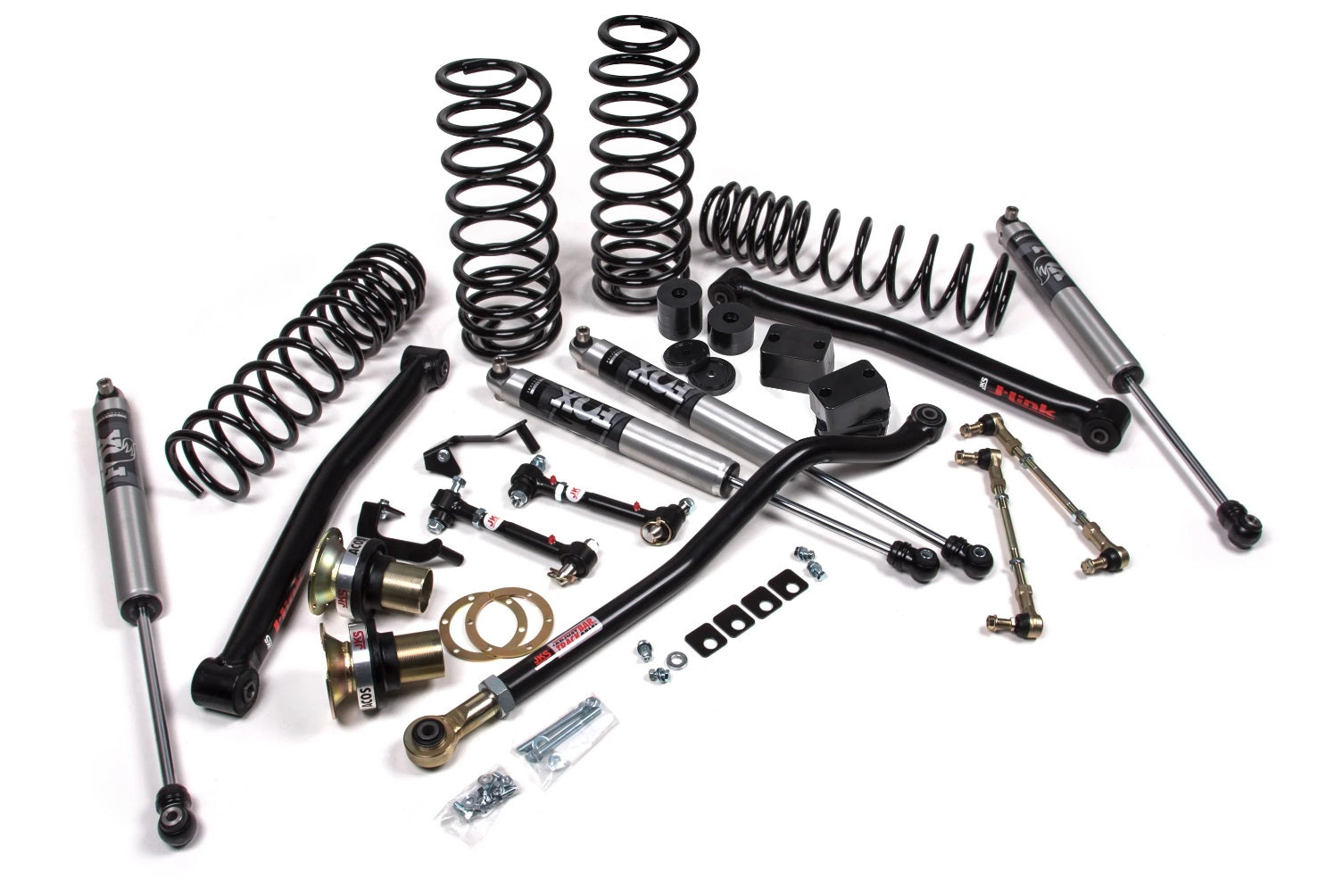 JKS 2018-2025 Jeep Wrangler JL 4dr J-Lander 3.5" Lift Kit With Fox 2.0 Performance Series Shocks JSPEC130KFP