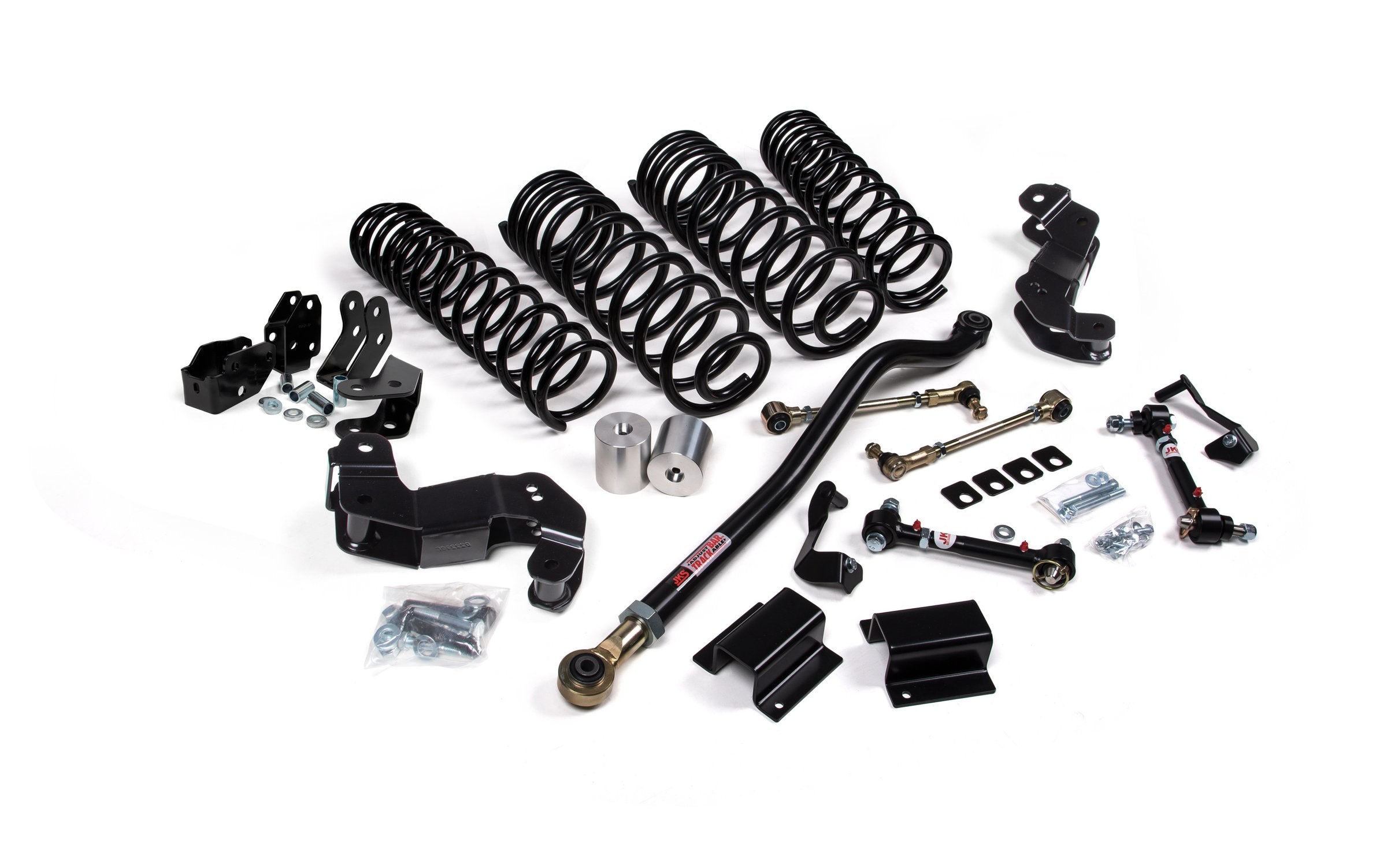 JKS 2020-2024 Jeep Gladiator JT 4WD 3-3.5" J-Kontrol Suspension Lift Kit 1.5-2" Rear Mojave with Shock Extension Brackets JSPEC201