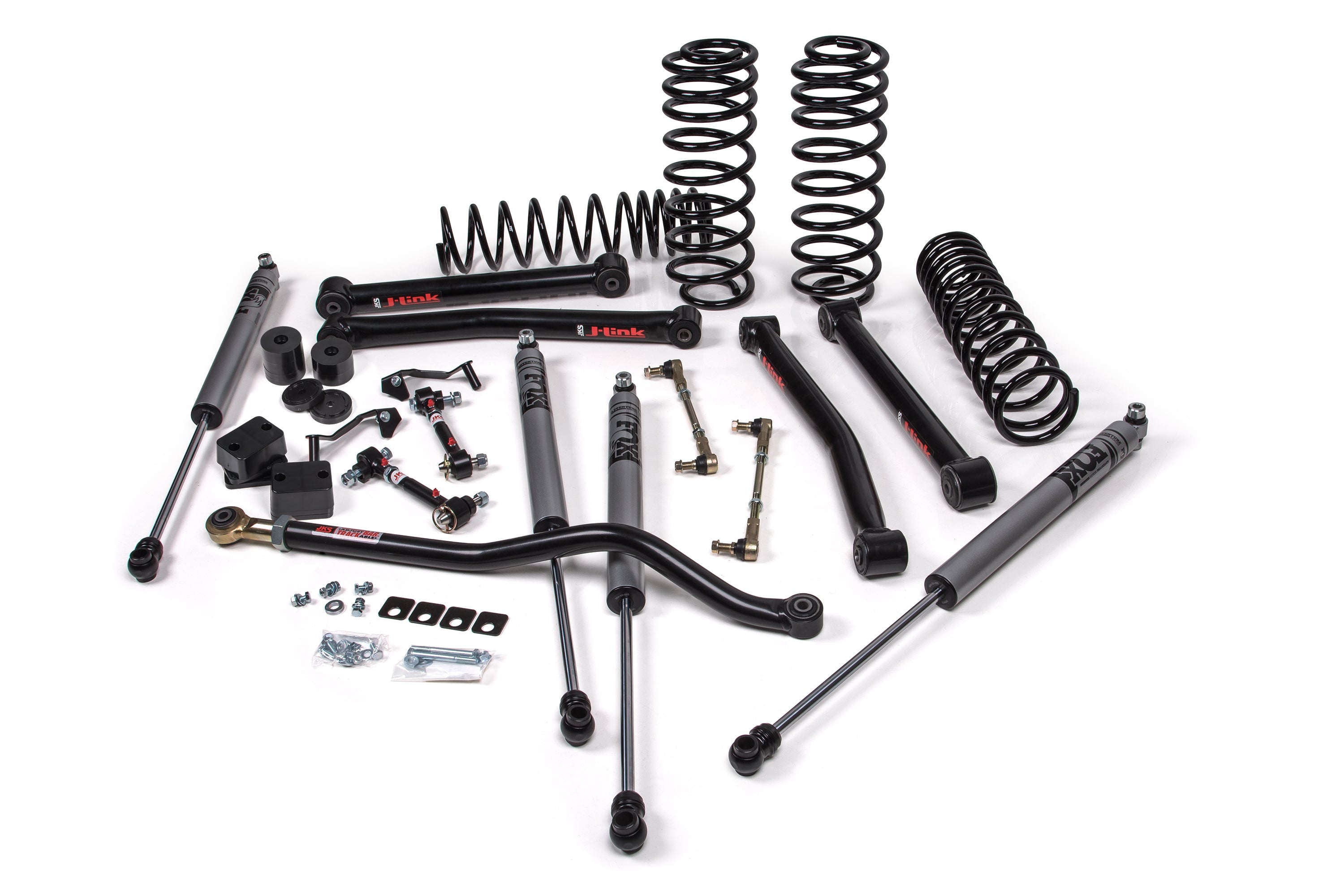 JKS 2018-2025 Jeep Wrangler JL 4 Door J-Konnect FOX Shock 2.0 Adventure Series 4.5" Lift Kit JSPEC224KFA