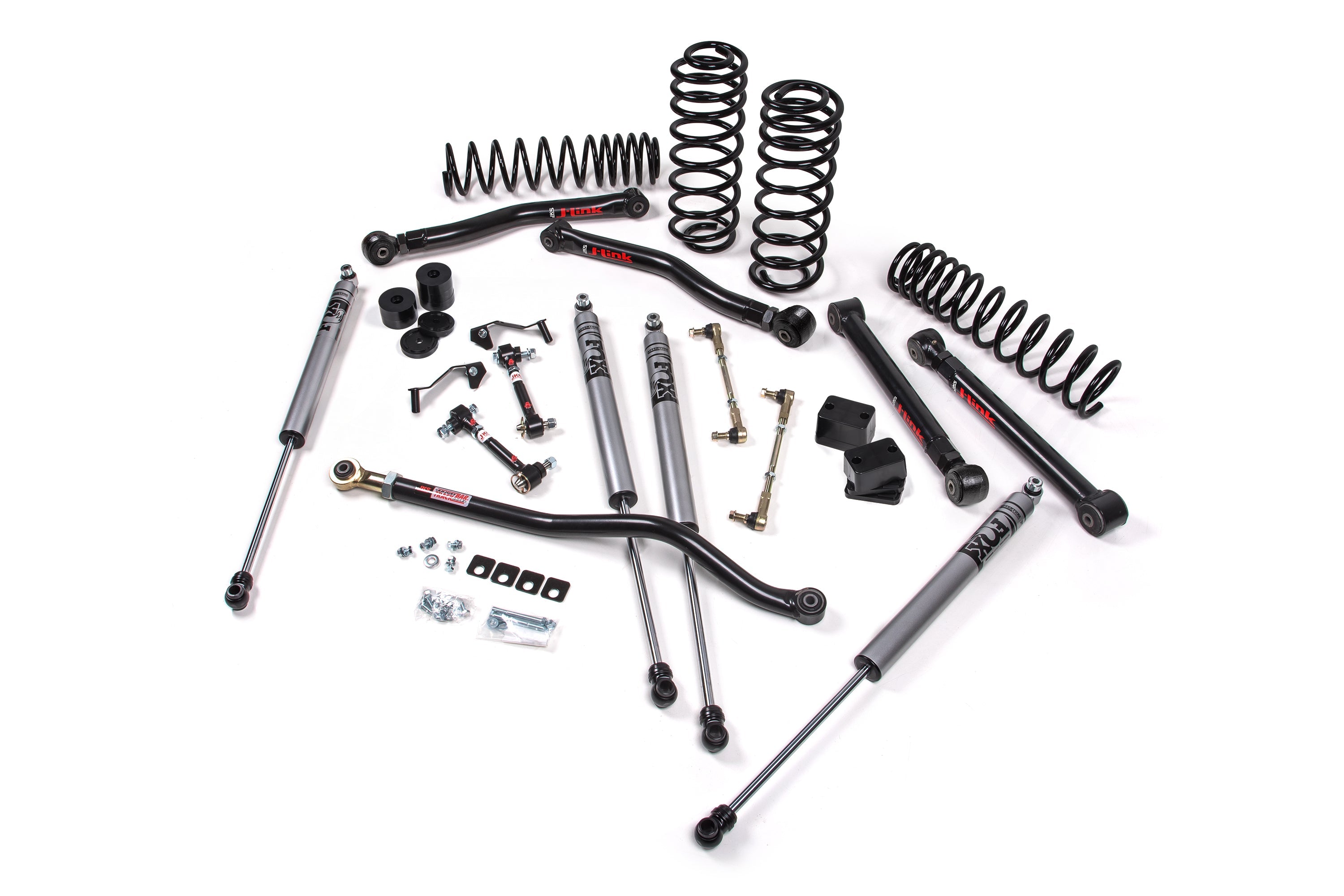 JKS 2018-2025 Jeep Wrangler JL 4 Door J-Konnect FOX Shock 2.0 Adventure Series 4.5" Lift Kit JSPEC223KFA