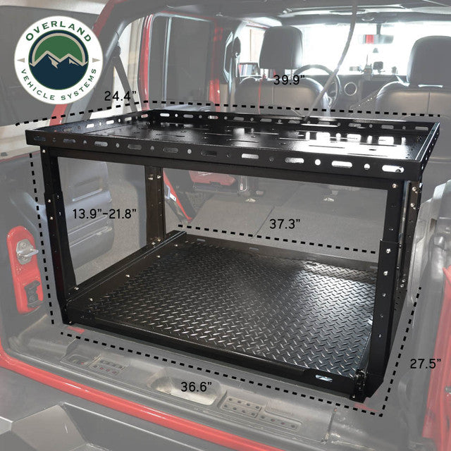 OVS Cargo Storage Rack With Shelf and Sliding Extension 21010102