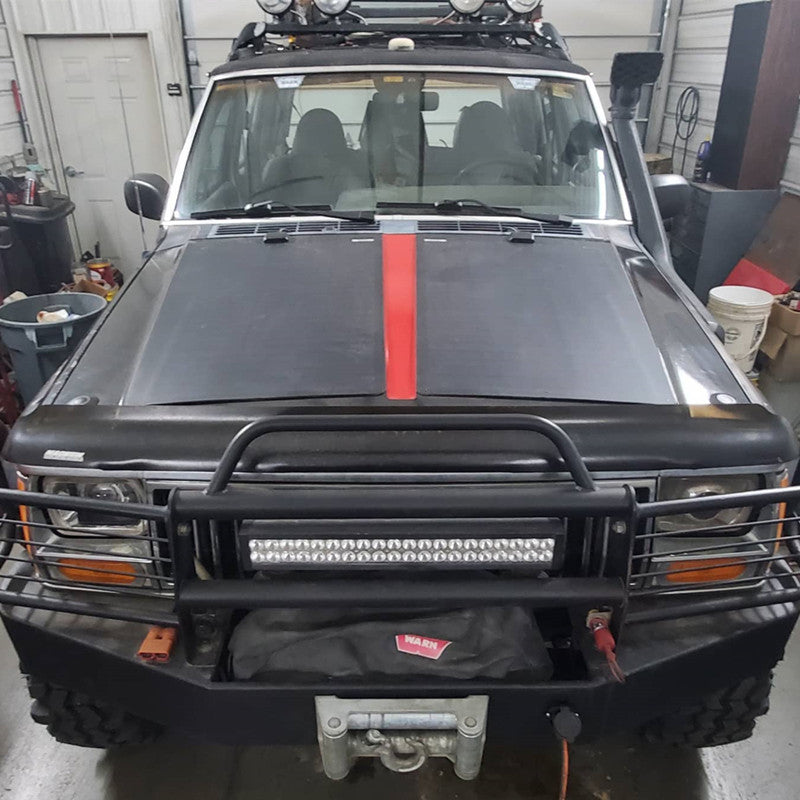 Lensun 1984-2001 Jeep Cherokee XJ 140W Hood Flexible Solar Panel