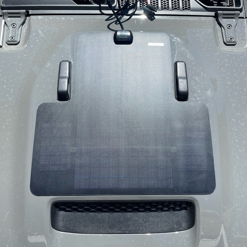 Lensun Jeep Gladiator JT Mojave Wrangler Rubicon 392 45W Hood Solar Panel
