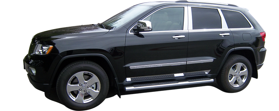 QAA 2011-2021 Jeep Grand Cherokee 1Pc Stainless Steel Gas Door Cover Trim GC51080