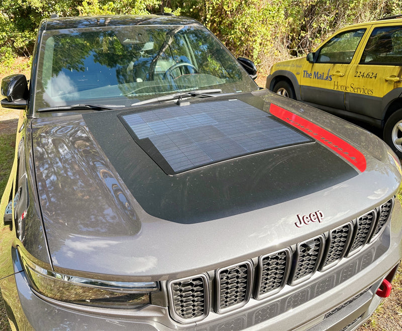 Lensun 2021-2025 Jeep Grand Cherokee WL 85W Hood Solar Panel