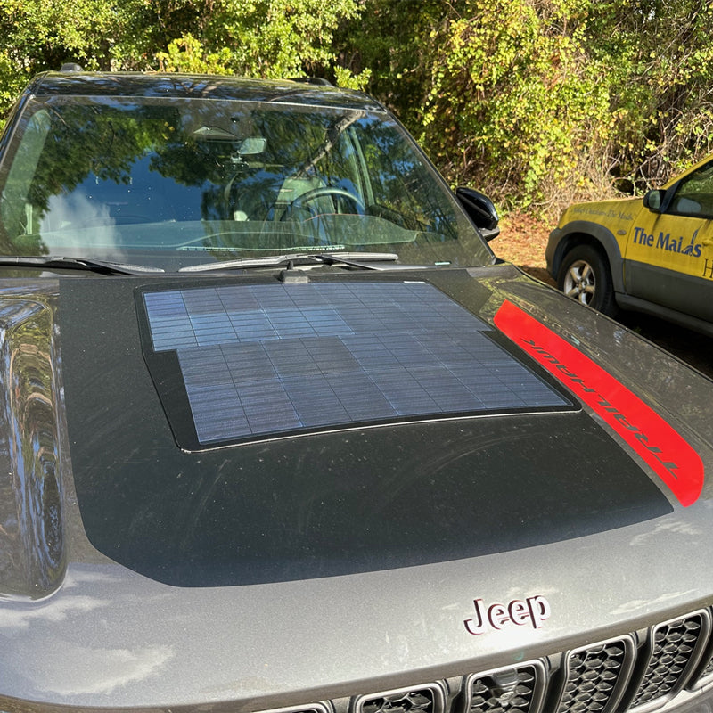 Lensun 2021-2025 Jeep Grand Cherokee WL 85W Hood Solar Panel