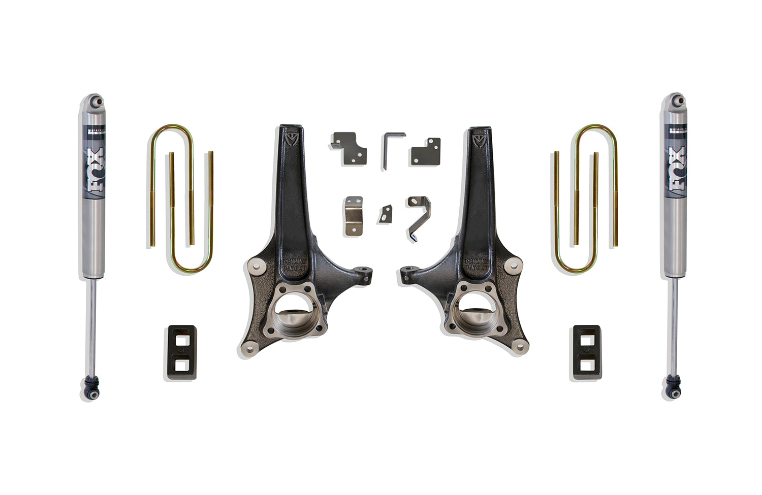 MaxTrac Suspension 2025 Chevrolet Silverado GMC Sierra 1500 2WD 3.5" Lift Kit With Fox Shocks K880232F
