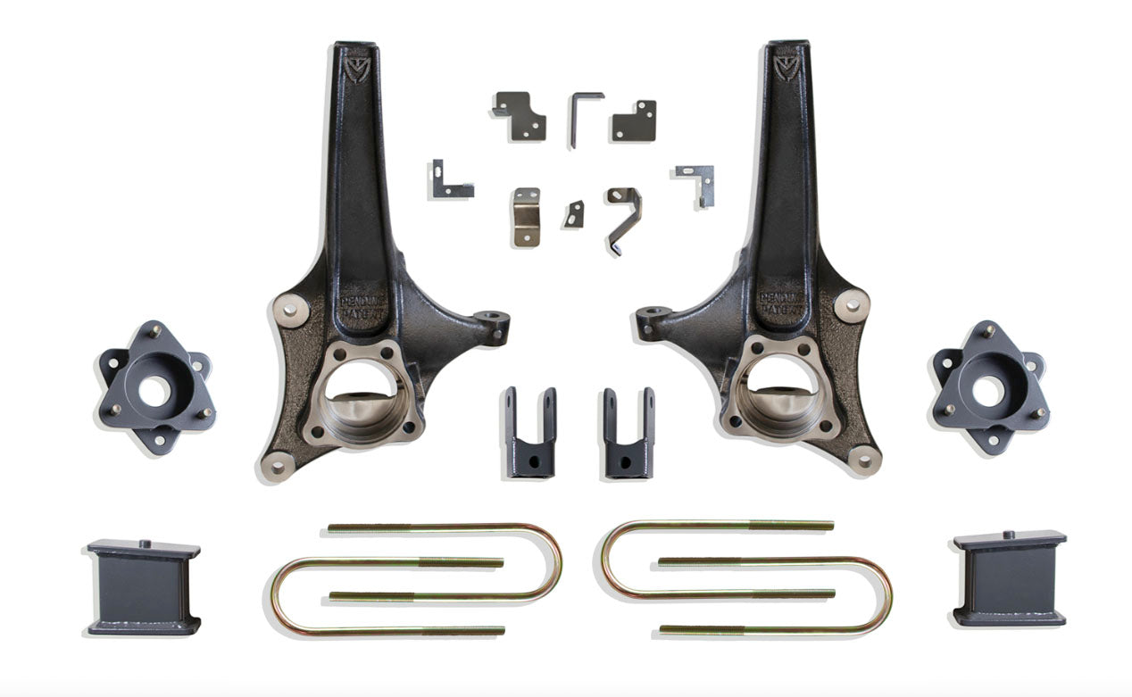 MaxTrac Suspension 2025 Chevrolet Silverado GMC Sierra 1500 2WD 6.5" Lift Kit With Adaptive Ride Models K880264MR