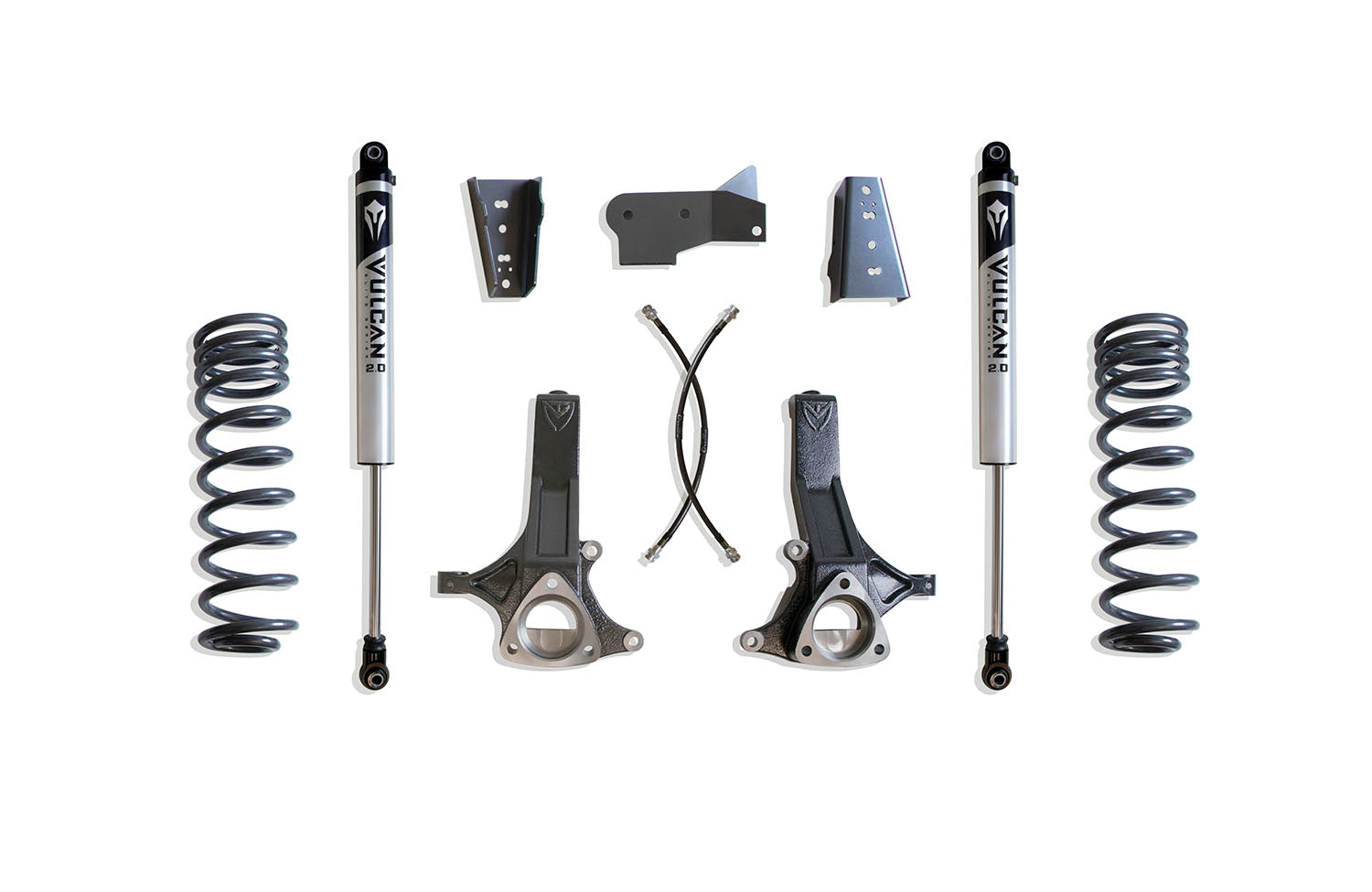 MaxTrac Suspension 2009-2024 Dodge Ram 1500 2019-2024 Dodge Ram 1500 Classic 2WD 4.5" Lift Kit Vulcan Series Shocks K882443V