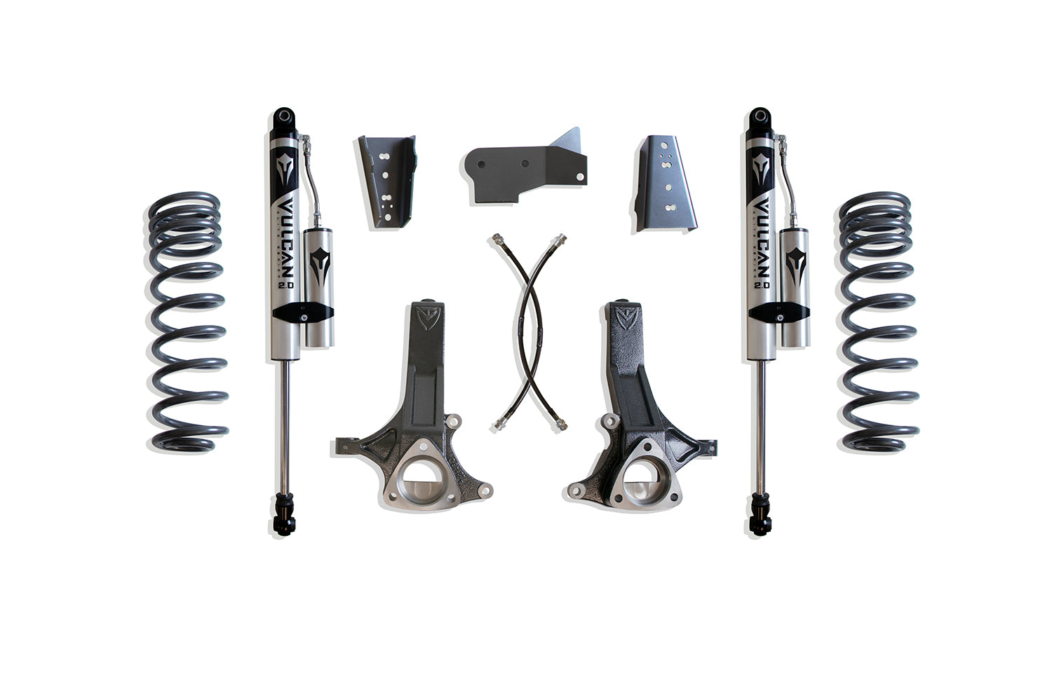 MaxTrac Suspension 2009-2024 Dodge Ram 1500 2019-2024 Dodge Ram 1500 Classic 2WD 4.5" Lift Kit Vulcan Series Reservoir Shocks Rear K882443VR