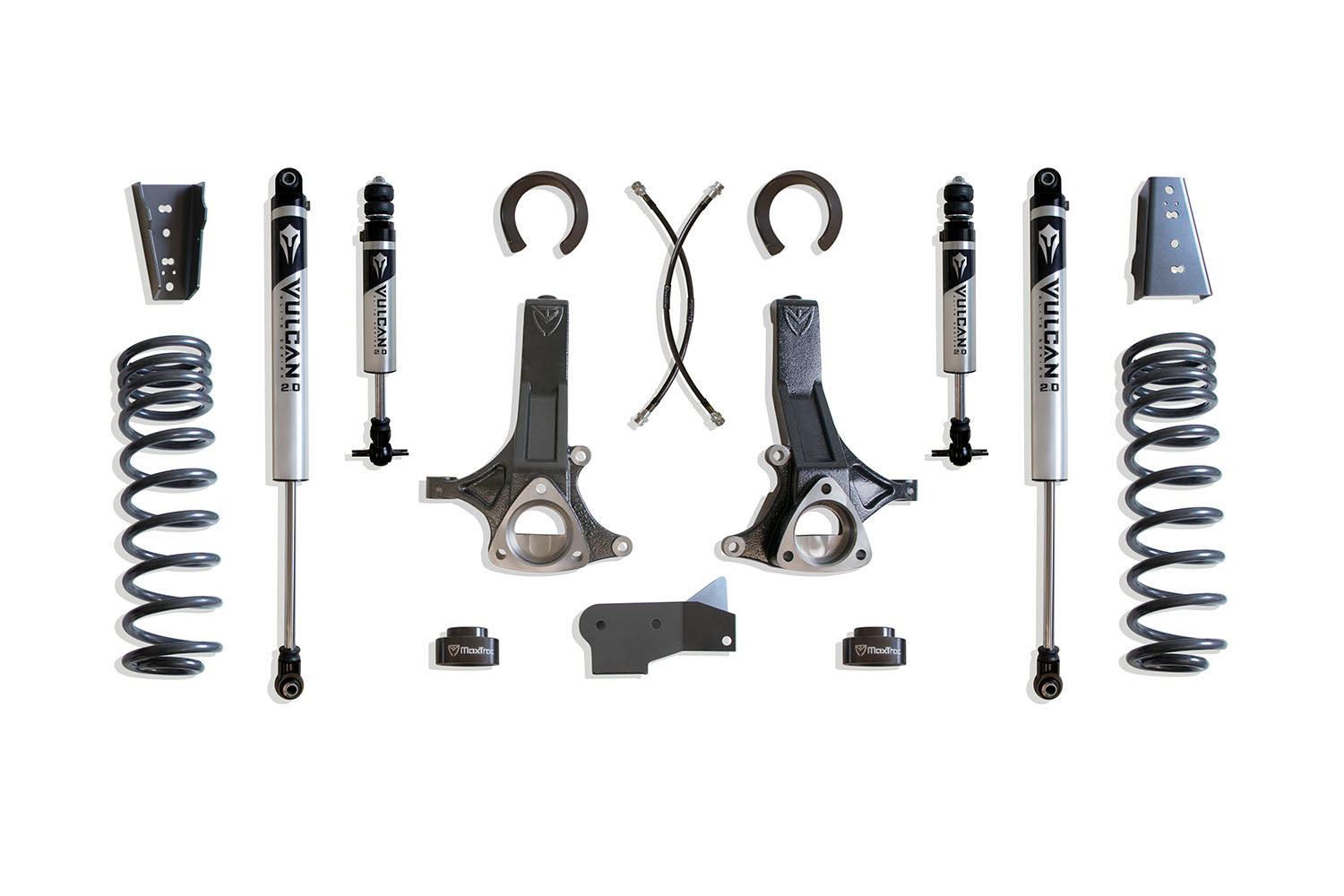 MaxTrac Suspension 2009-2024 Dodge Ram 1500 2019-2024 Dodge Ram 1500 Classic 2WD 6.5" Lift Kit Vulcan Series Shocks V6 K882465V