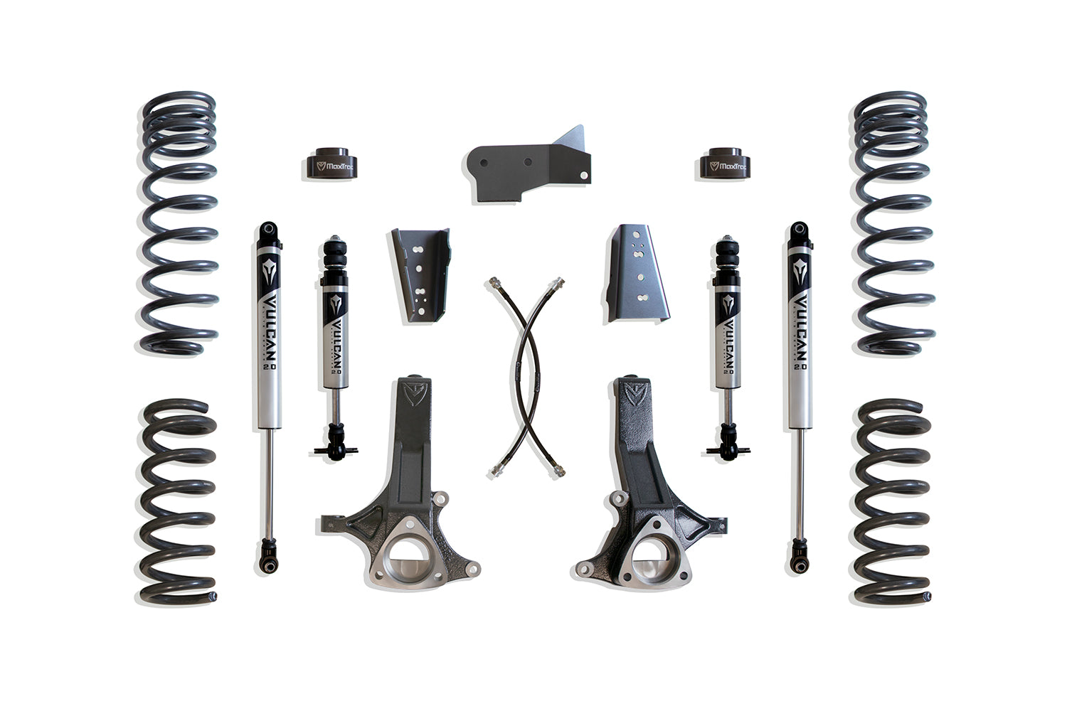 MaxTrac Suspension 2009-2024 Dodge Ram 1500 2019-2024 Dodge Ram 1500 Classic 2WD 7" Lift Kit Vulcan Series Shocks 5.7L K882471V