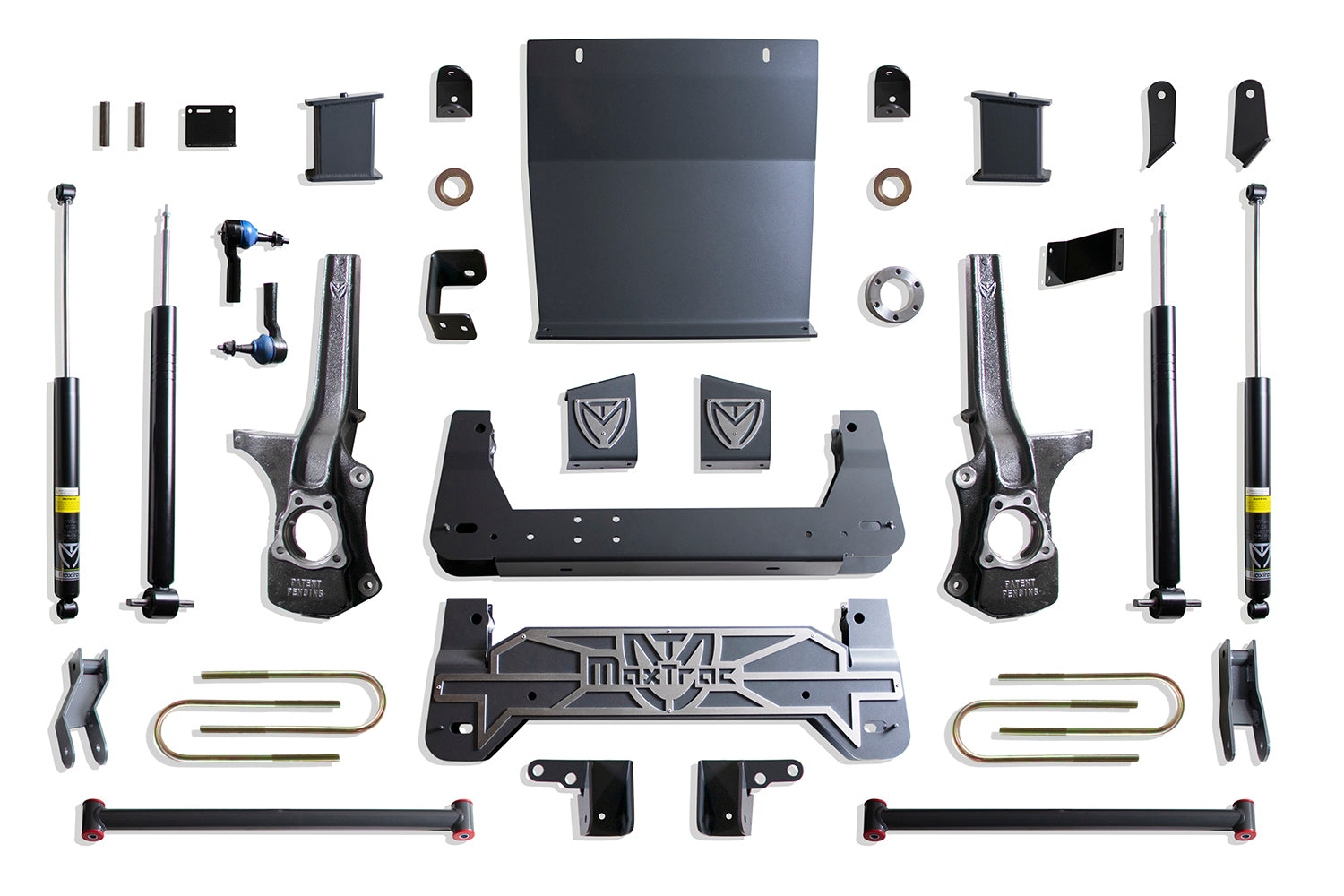 MaxTrac Suspension 2025 Chevrolet Silverado GMC Sierra 1500 4WD Trail Boss At4 7"-8" Lift Kit K940275