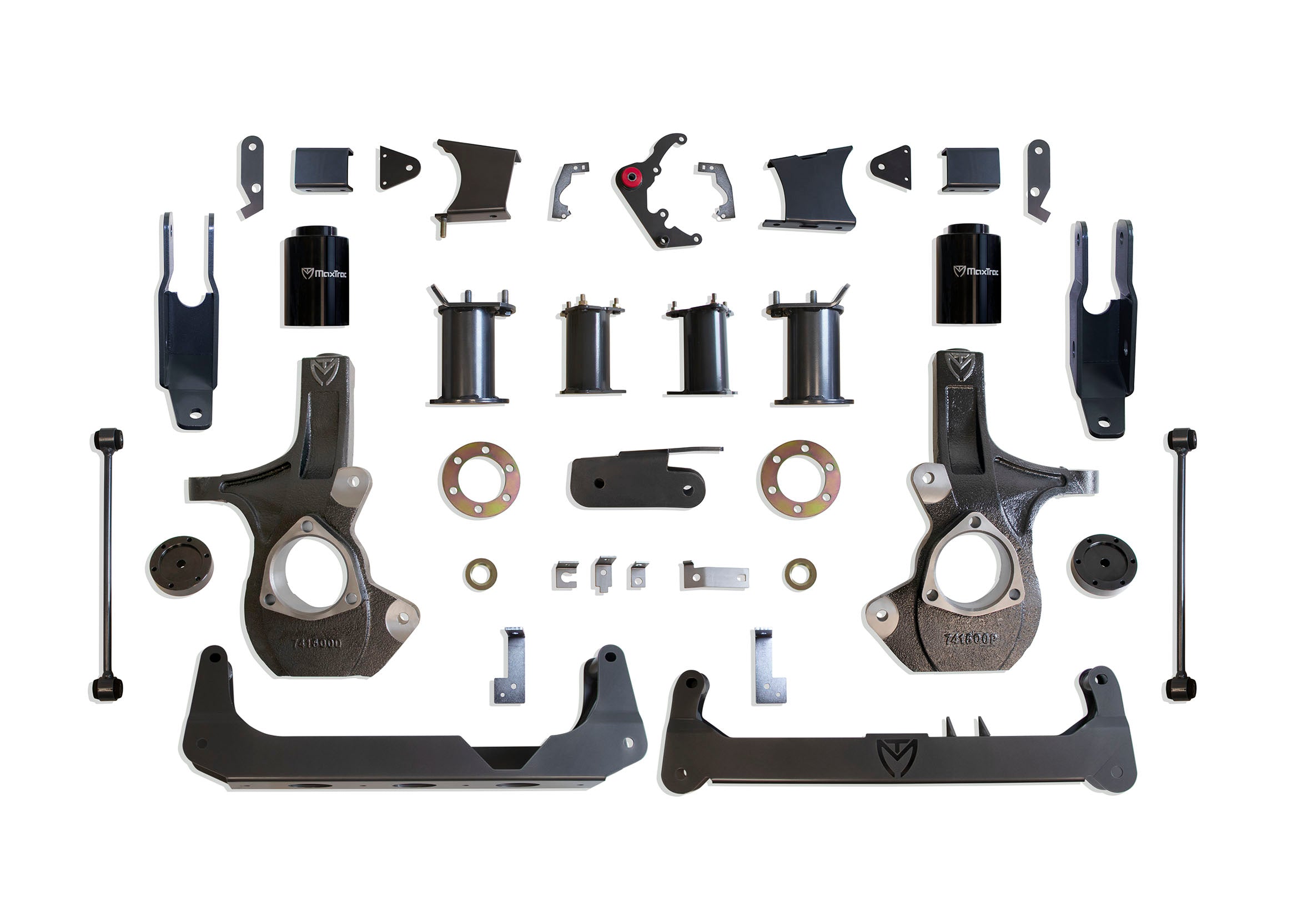 MaxTrac Suspension 2015-2020 Chevrolet Silverado GMC Sierra SUV 4WD 7" Crossmember Lift Kit With Magneride Models K941675MR