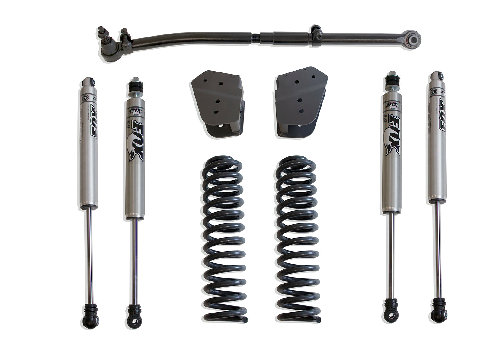 MaxTrac Suspension 2017-2022 Ford F-250 F-350 4WD Diesel 2.5" Lift Kit Fox Shocks K943325F