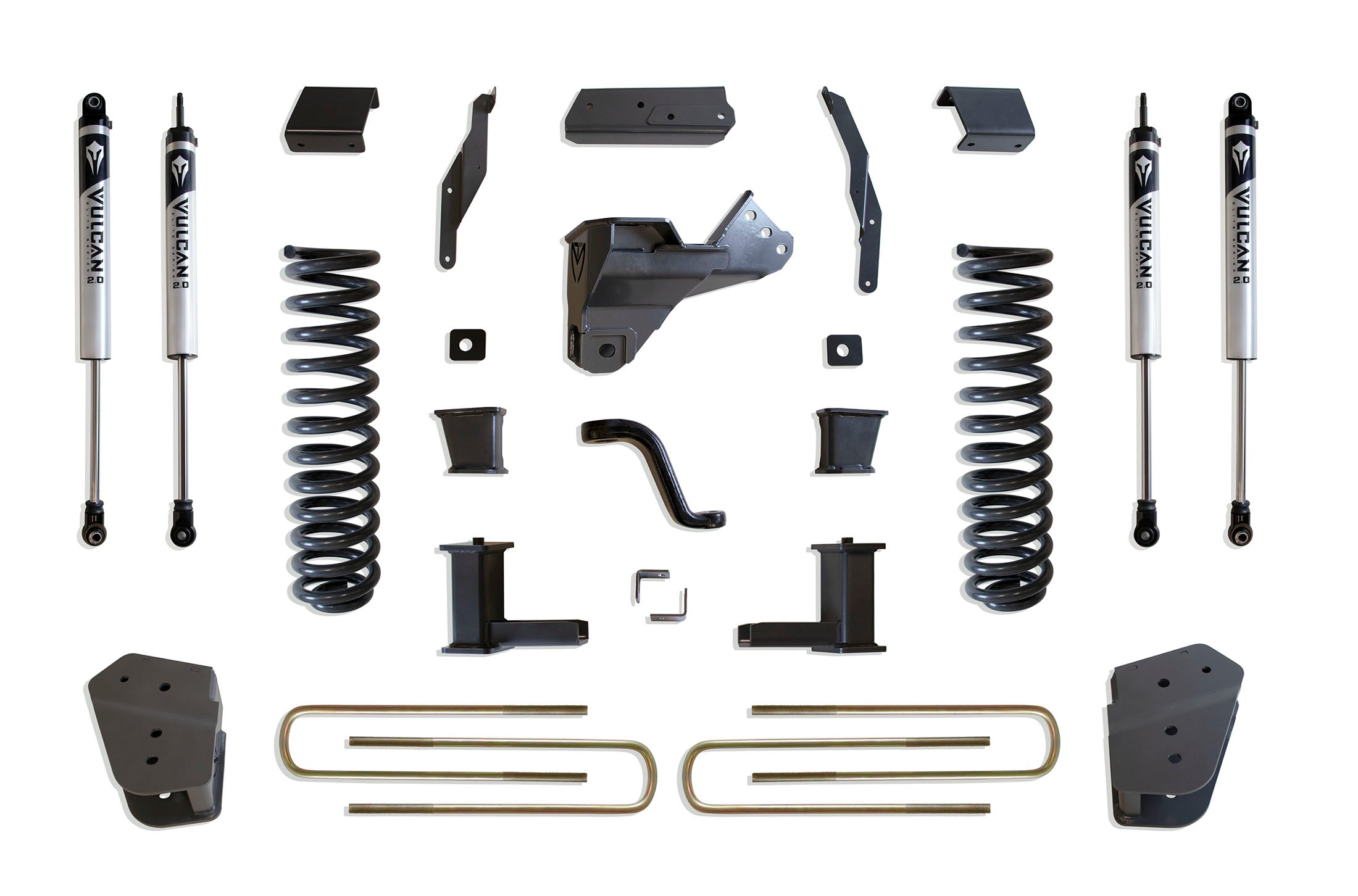 MaxTrac Suspension 2017-2022 Ford F-250 F-350 4WD 6" Lift Kit Vulcan Shocks K943362V