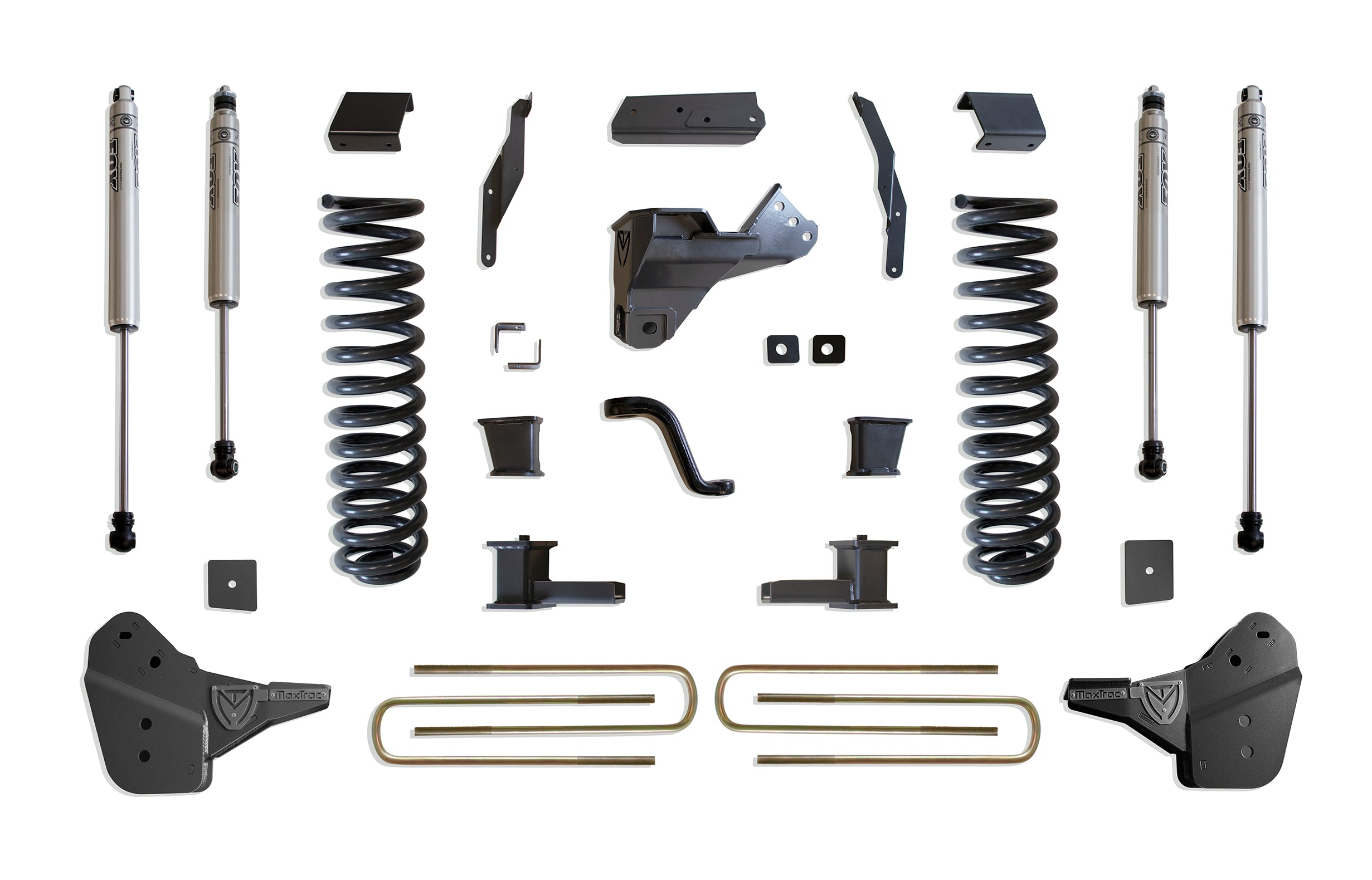 MaxTrac Suspension 2023-2025 Ford F-250 F-350 4WD 4" Lift Kit Fox Shocks K944341F
