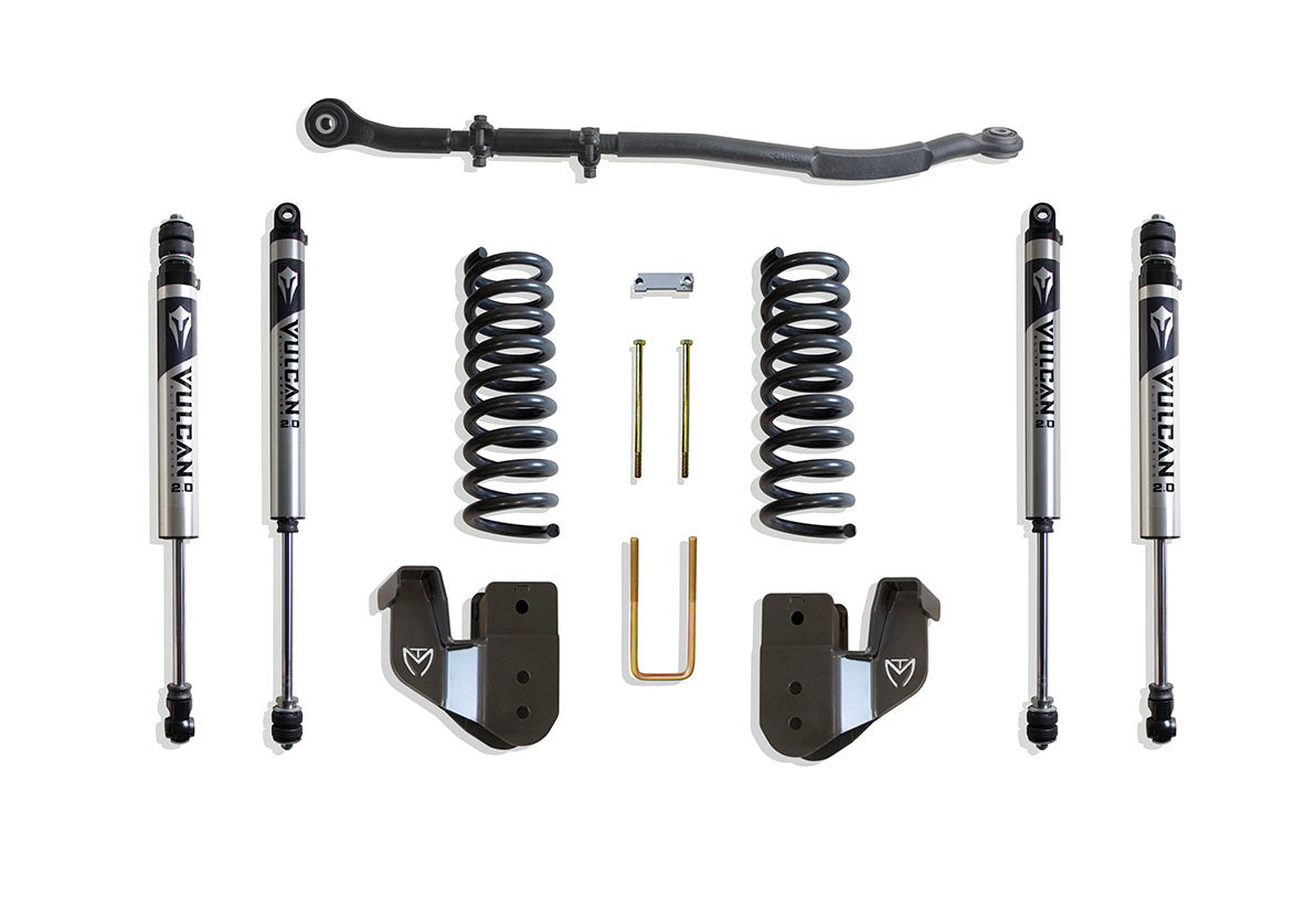 MaxTrac Suspension 2014-2024 Dodge Ram 2500 4WD Diesel 2.5" Lift Kit Vulcan Shocks K947225V