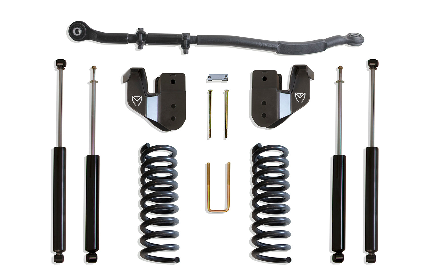 MaxTrac Suspension 2013-2024 Dodge Ram 3500 4WD 2.5" Lift Kit Max Trac Shocks K947325