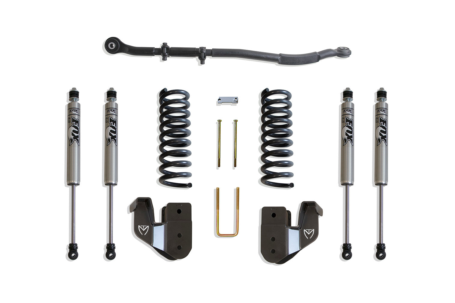 MaxTrac Suspension 2013-2024 Dodge Ram 3500 4WD Diesel 2.5" Lift Kit Fox Shocks K947325F