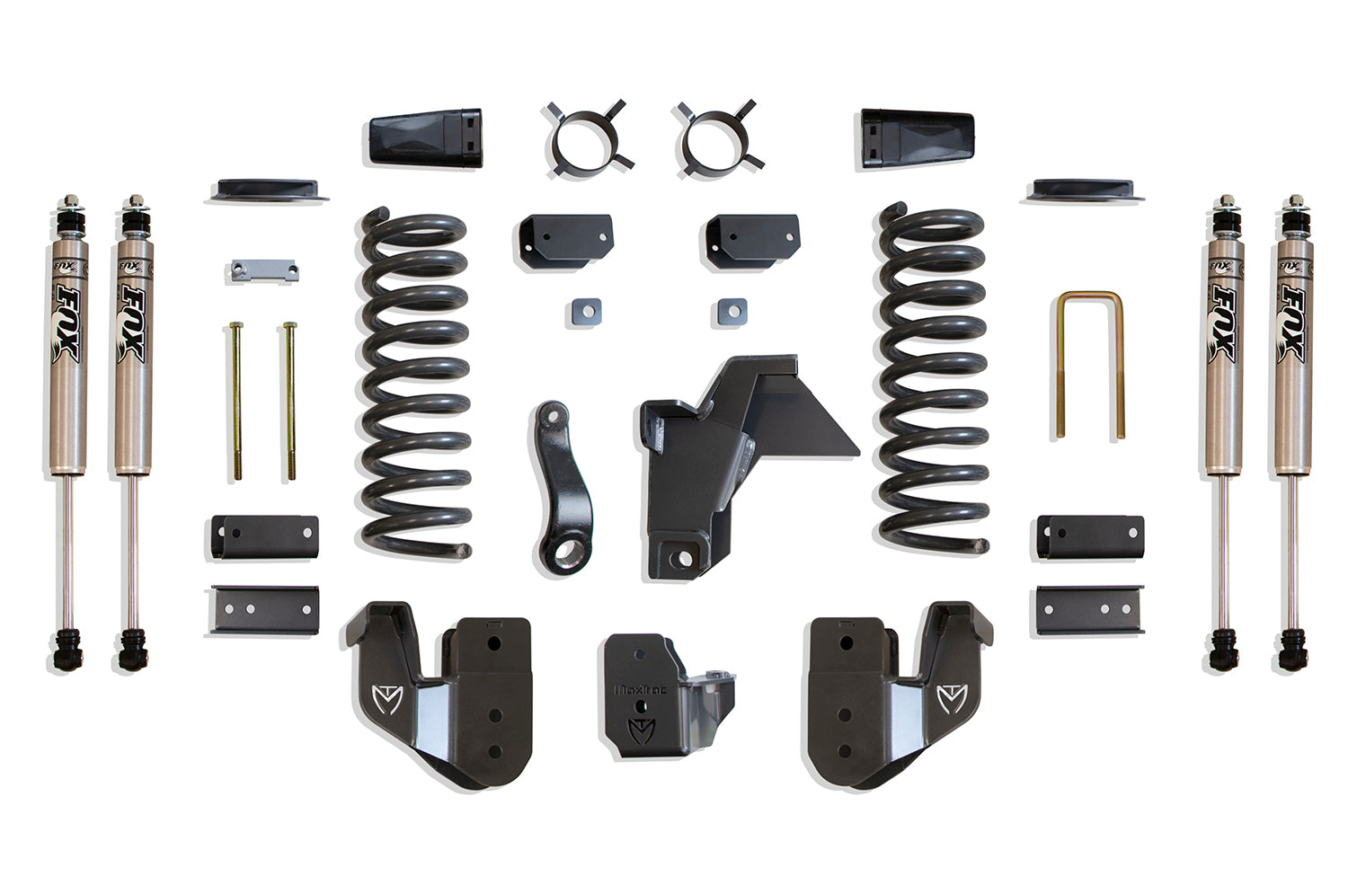 MaxTrac Suspension 2019-2024 Dodge Ram 2500 4WD Diesel 4" Lift Kit Fox Shocks Factory Rear Air Ride K947441FA
