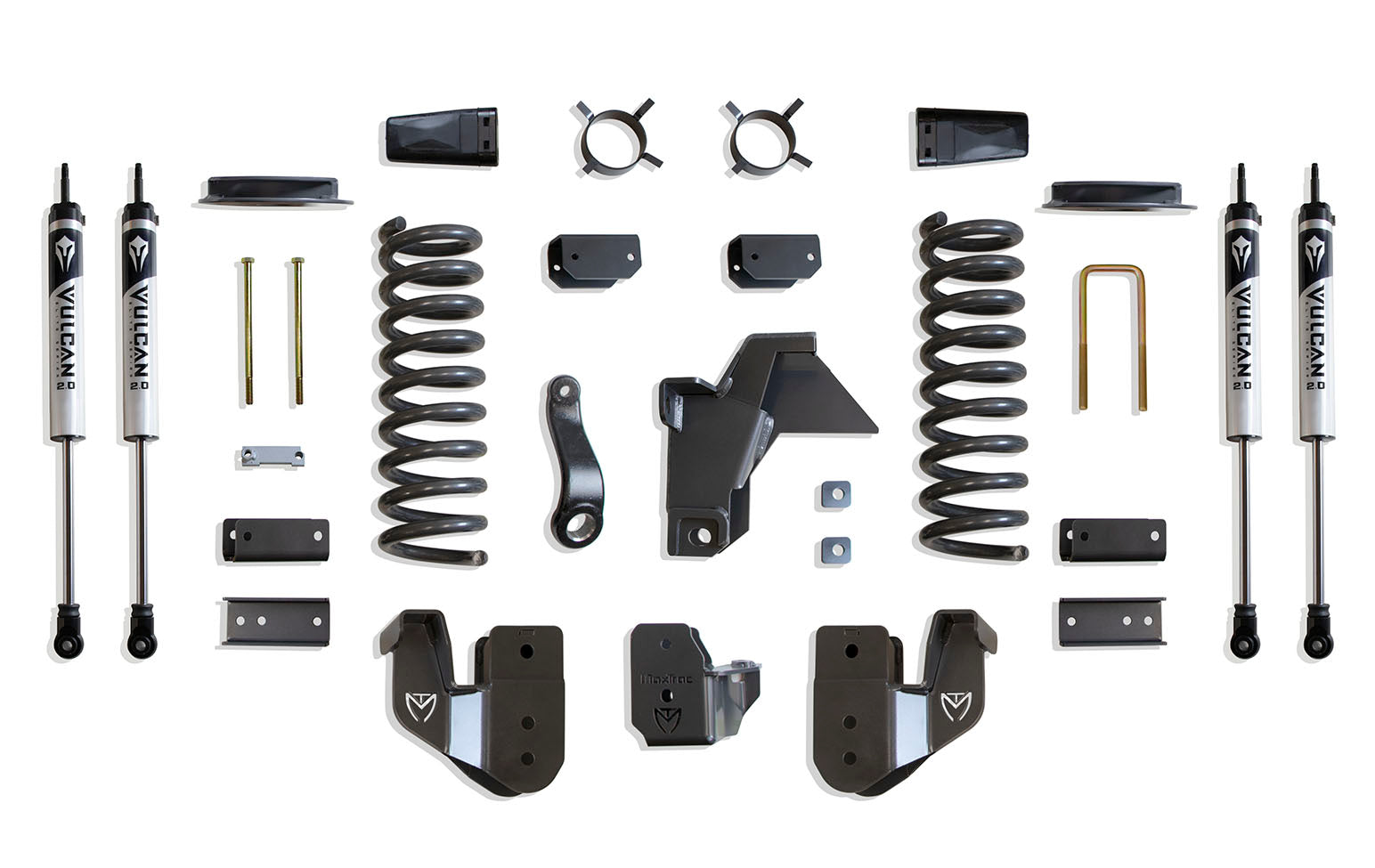 MaxTrac Suspension 2019-2024 Dodge Ram 2500 4WD 4" Lift Kit Vulcan Shocks K947441VA