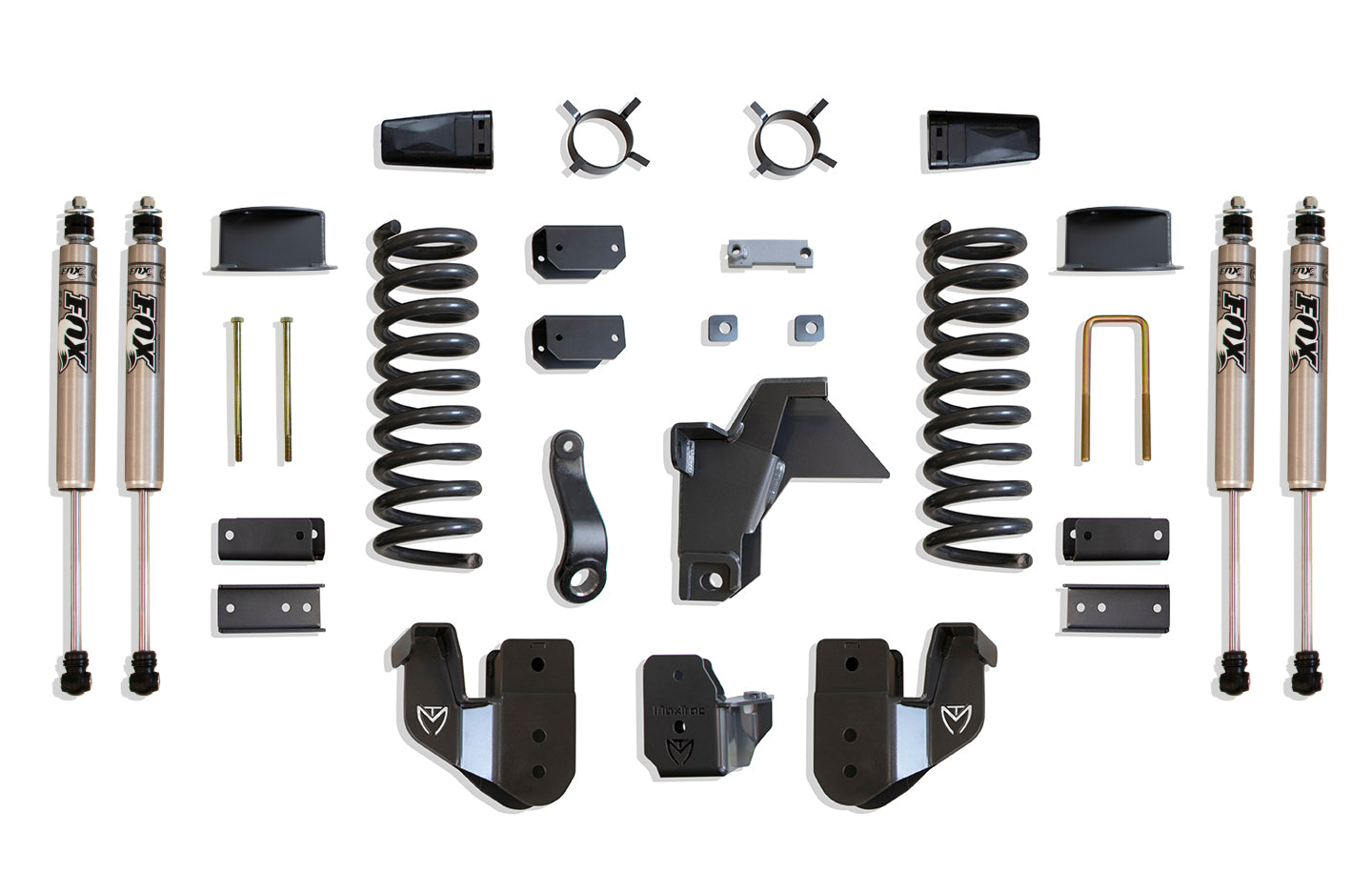 MaxTrac Suspension 2019-2024 Dodge Ram 2500 4WD Diesel 6" Lift Kit Fox Shocks Factory Rear Air Ride K947463FA