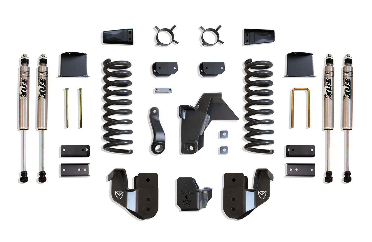 MaxTrac Suspension 2019-2024 Dodge Ram 2500 4WD Diesel 8" Lift Kit Fox Shocks Factory Rear Air Ride K947485FA