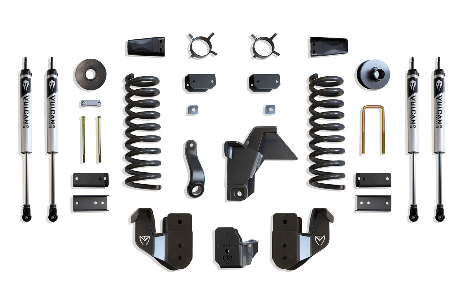 MaxTrac Suspension 2019-2024 Dodge Ram 2500 4WD 8" Lift Kit Vulcan Shocks K947485V