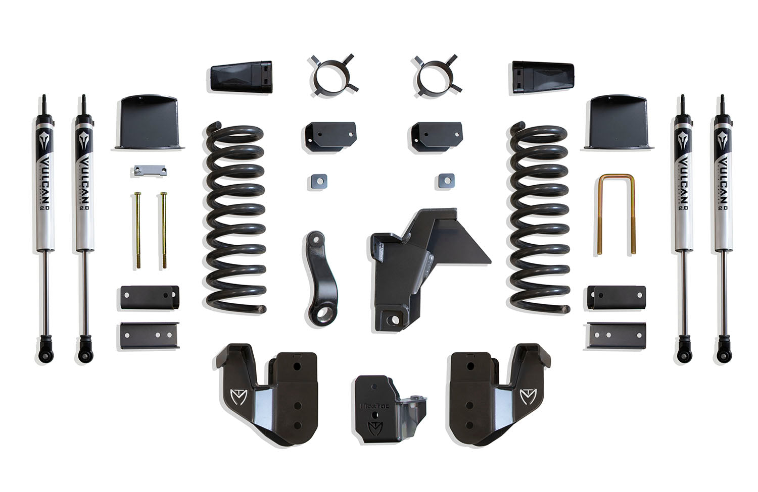 MaxTrac Suspension 2019-2024 Dodge Ram 2500 4WD 8" Lift Kit Vulcan Shocks K947485VA