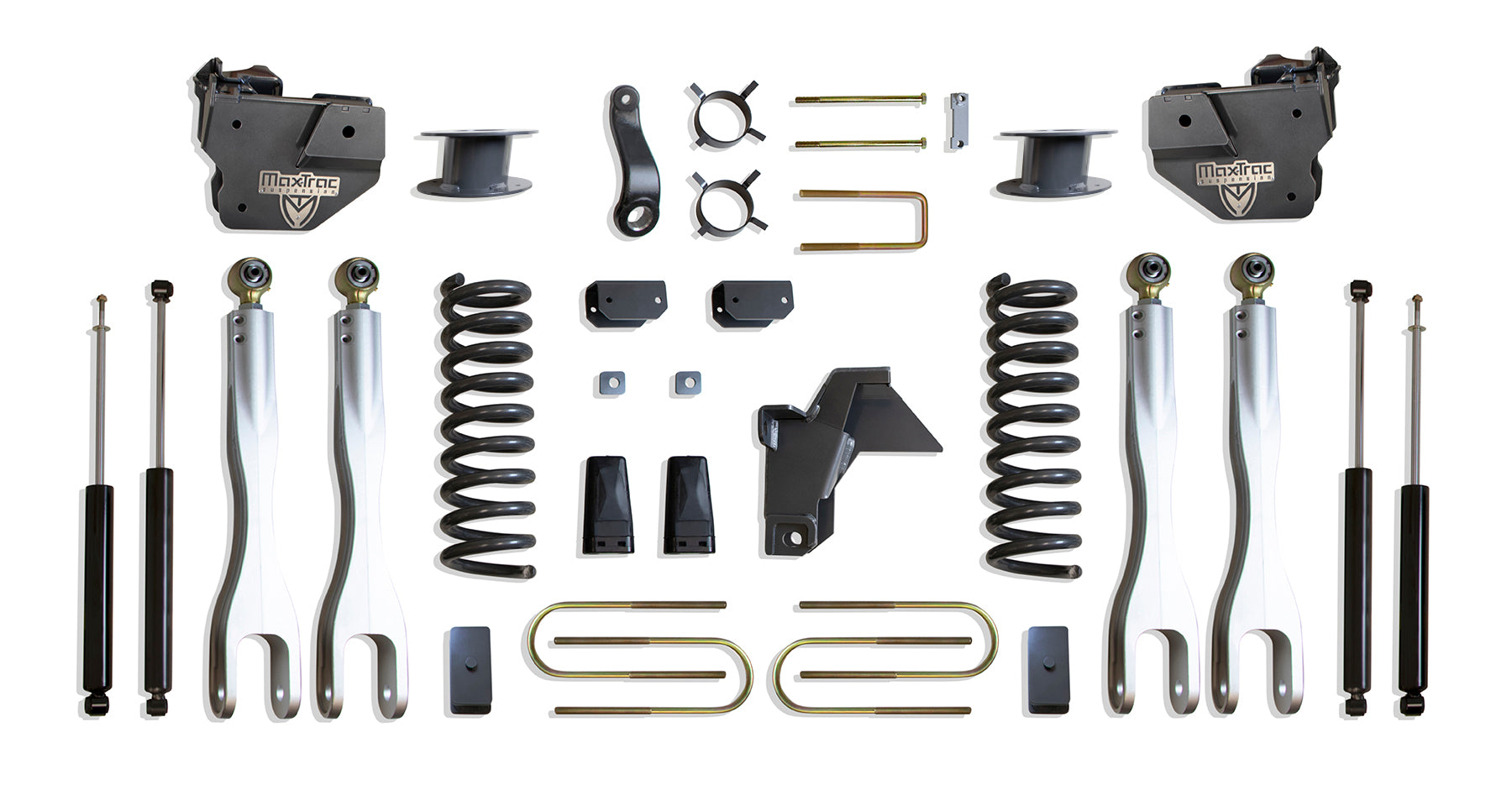 MaxTrac Suspension 2019-2024 Dodge Ram 3500 4WD 6" Lift Kit With 4-Links Max Trac Shocks K947563LA