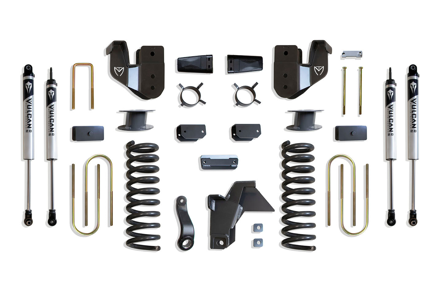 MaxTrac Suspension 2019-2024 Dodge Ram 3500 4WD 6" Lift Kit Vulcan Shocks K947563VA