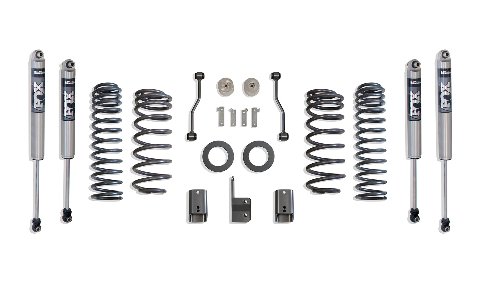 MaxTrac Suspension 2021-2025 Jeep Wrangler JL 4Xe Hybrid 4" Lift Kit With Fox 2.0 Performance Series Shocks K949842F