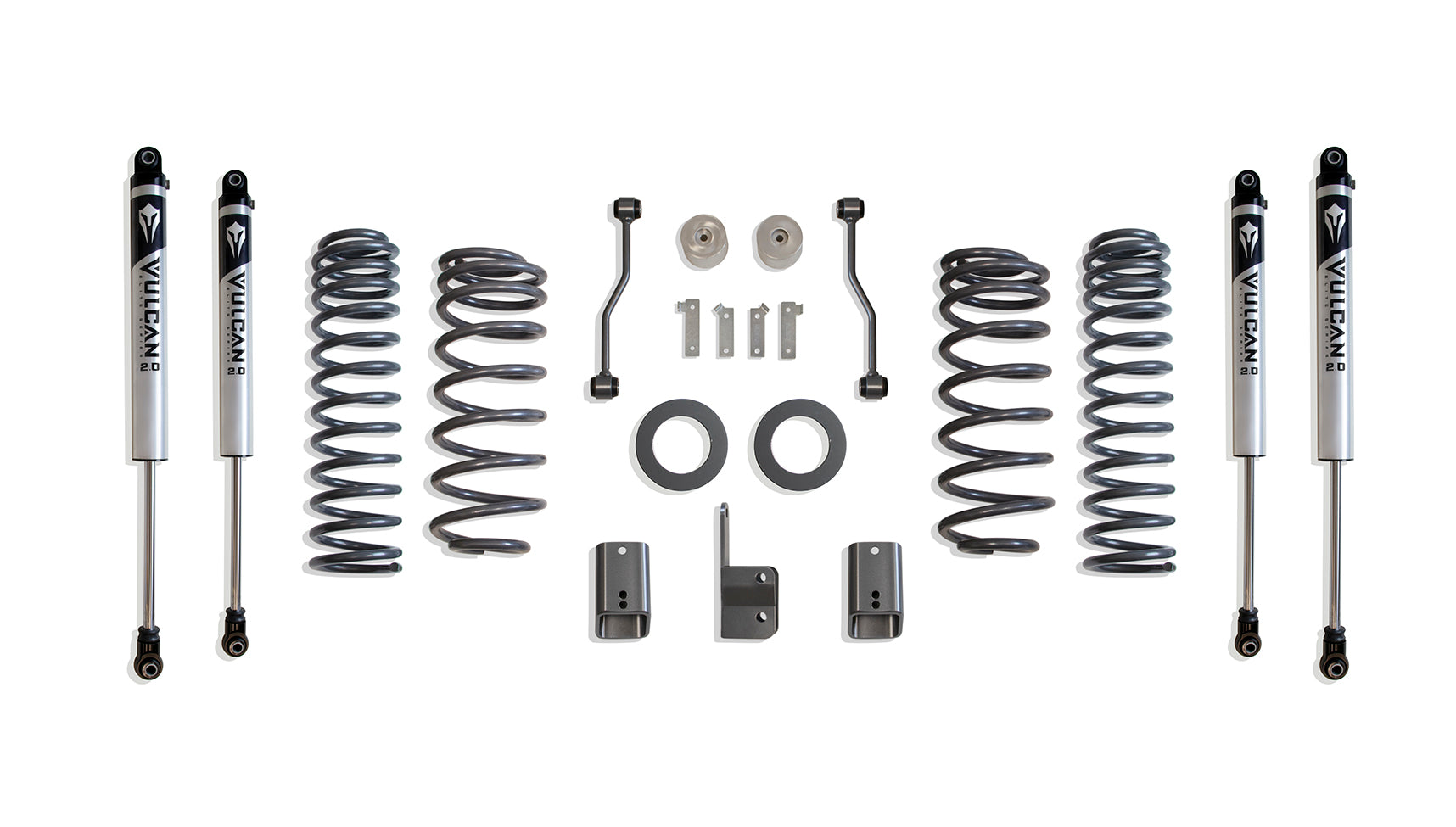MaxTrac Suspension 2021-2025 Jeep Wrangler JL 4Xe Hybrid 4" Lift Kit With Vulcan IFP Shocks K949842V