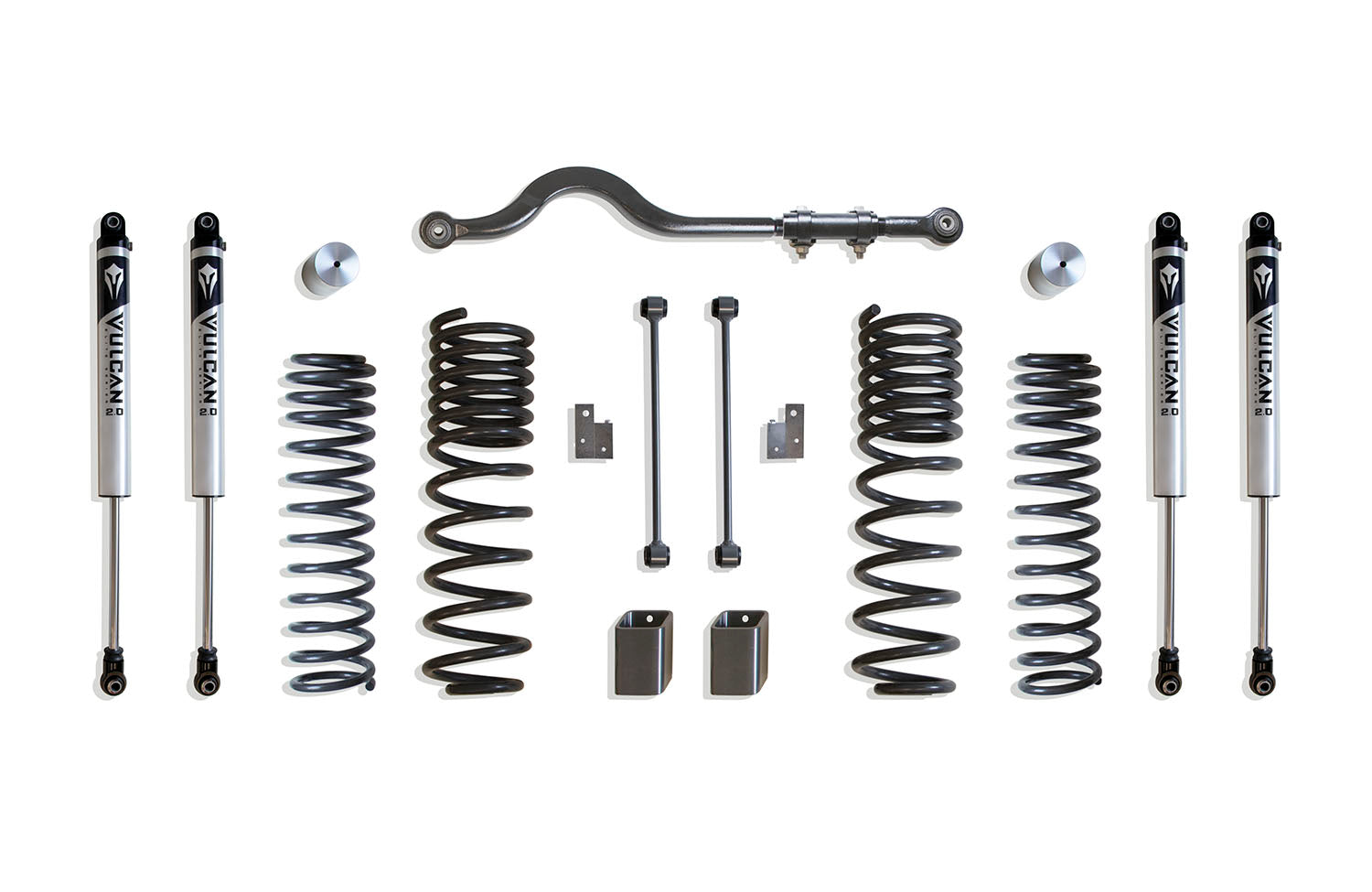 MaxTrac Suspension 2020-2024 Jeep Gladiator 4WD 4.5" Lift Kit With Vulcan Series Shocks K949942V
