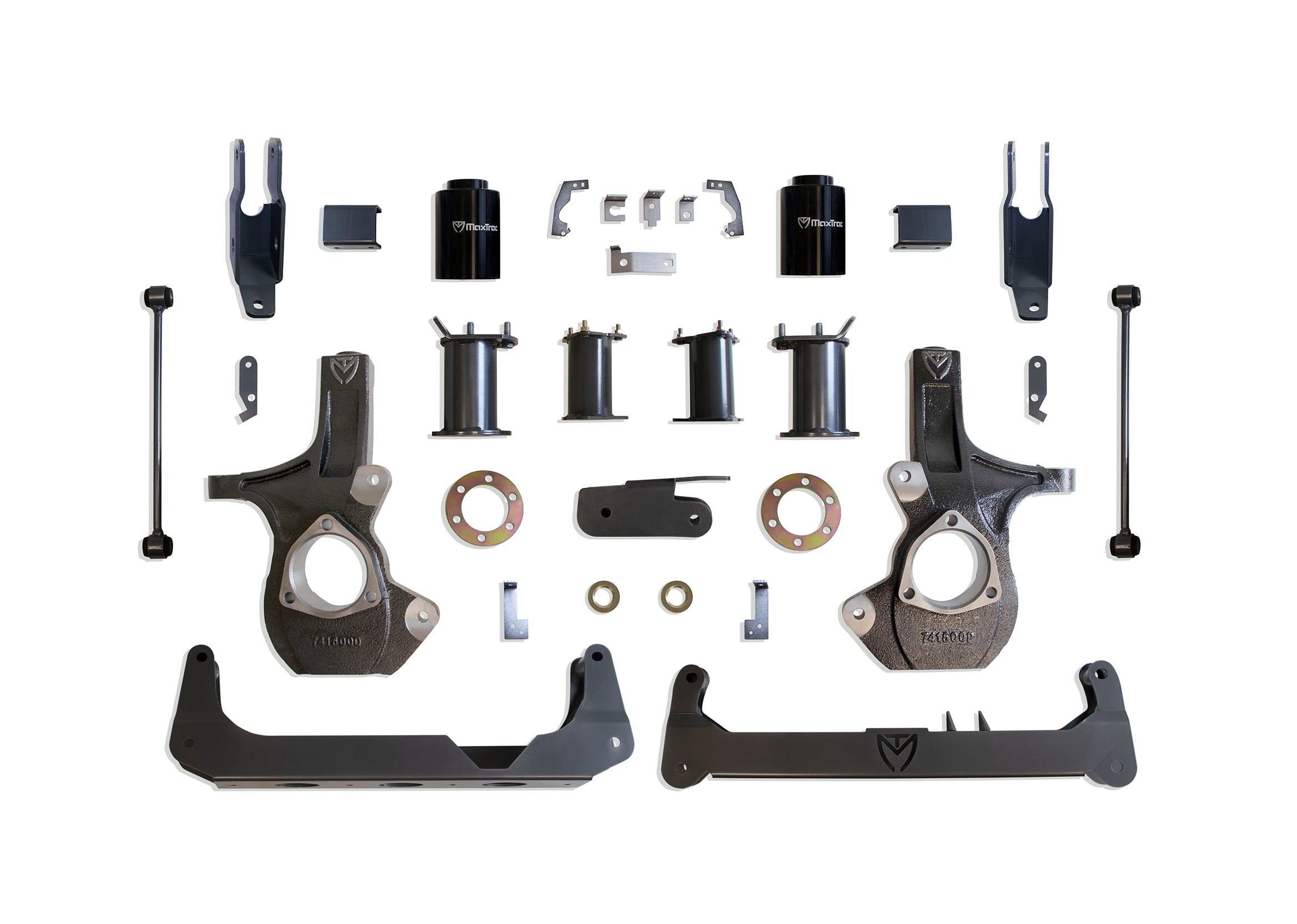MaxTrac Suspension 2015-2020 Chevrolet Silverado GMC Sierra SUV 2WD 7" Crossmember Lift Kit With Magneride Models K951675MR