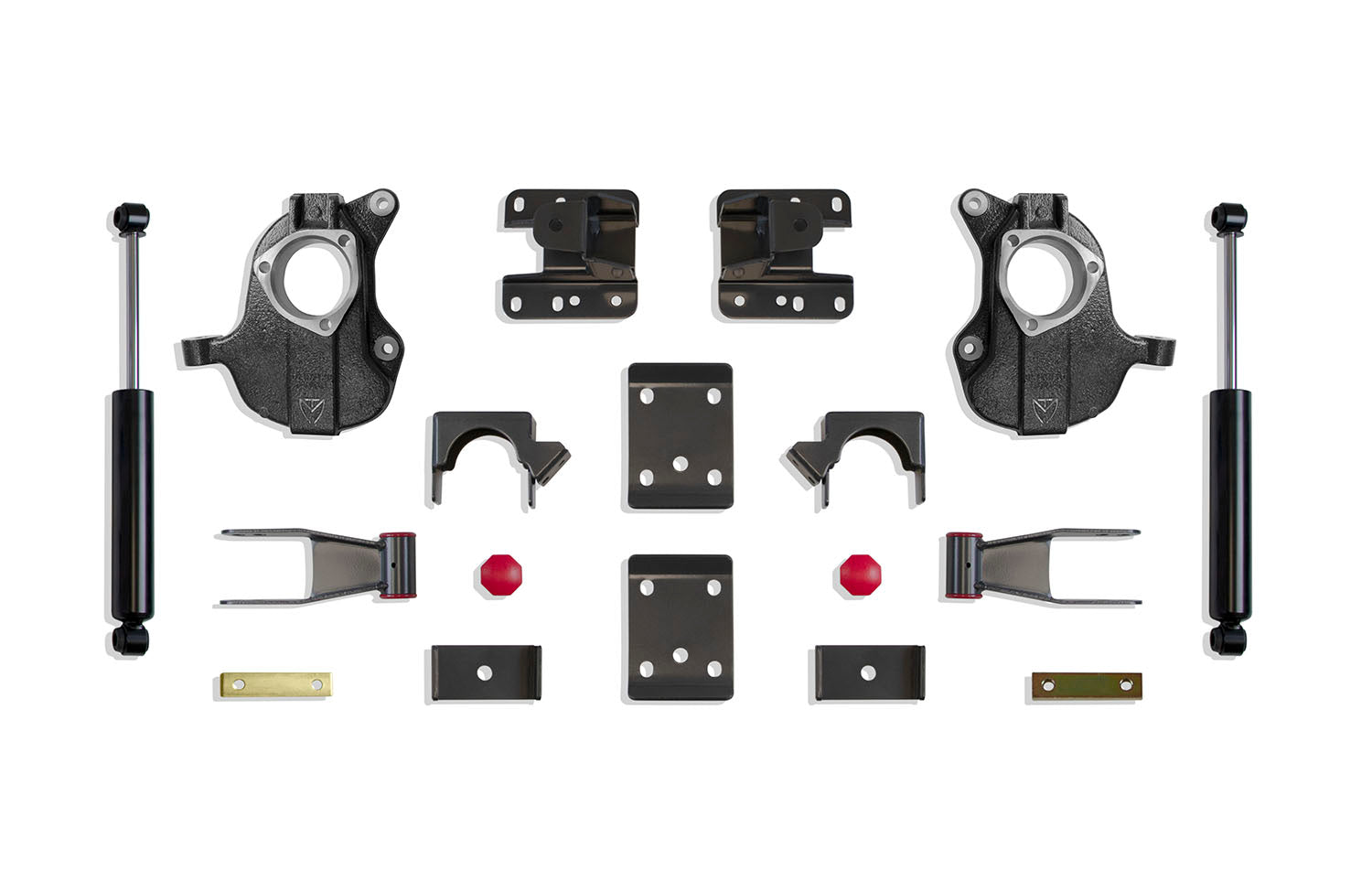 MaxTrac Suspension 2016-2019 Chevrolet Silverado GMC Sierra 1500 2WD 4WD Lowering Kit With Struts 3"/6" Drop Height KC331524